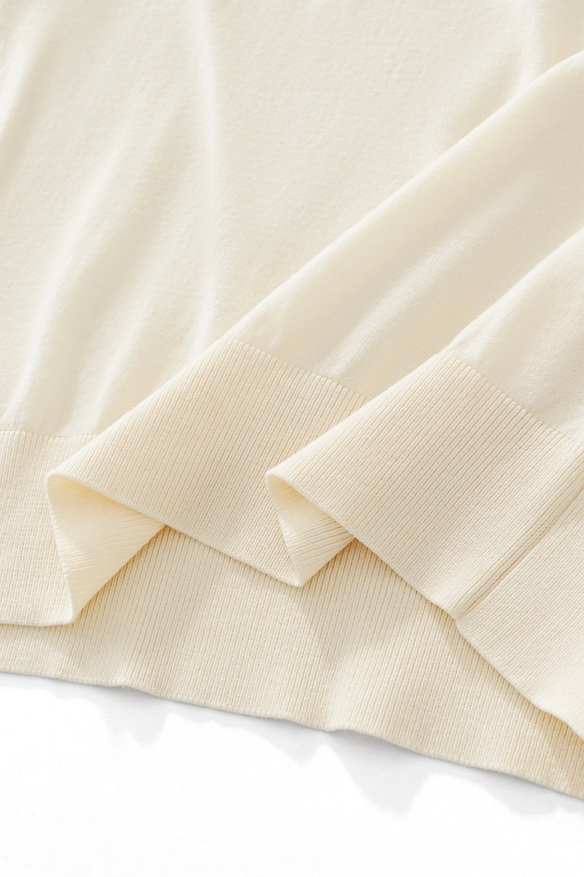 Everyday Luxe Knit Polo WHITE - Image 5