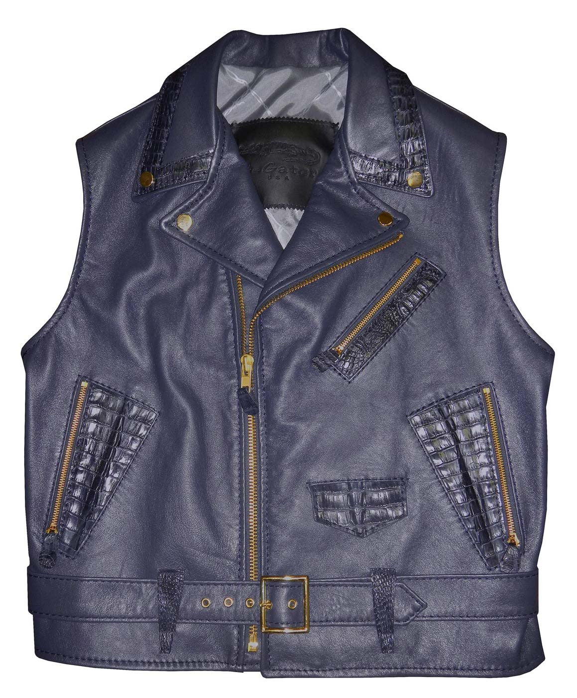 G-Gator - 903 Lambskin/Alligator Vest