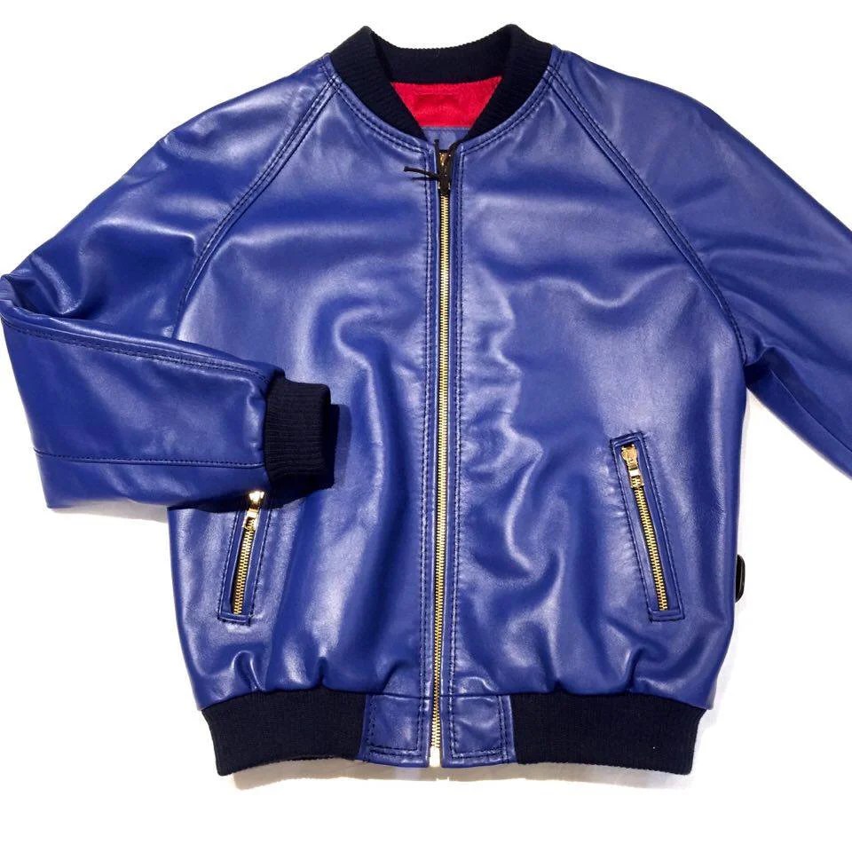 G-Gator Baby Lambskin Bomber Jacket - Image 3