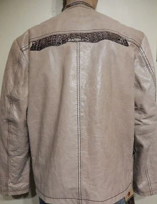 G-Gator Cookies & Cream Crocodile Biker Jacket - Image 3