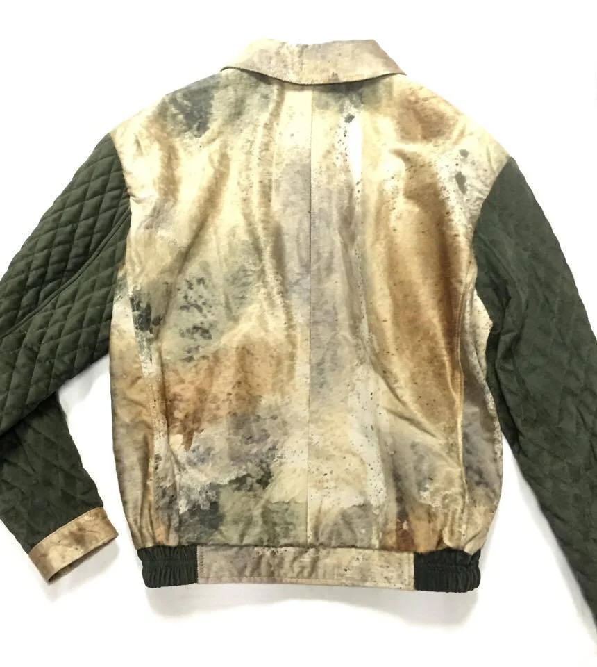 G-Gator Quilted Pony Hair Bomber Jacket - Image 4