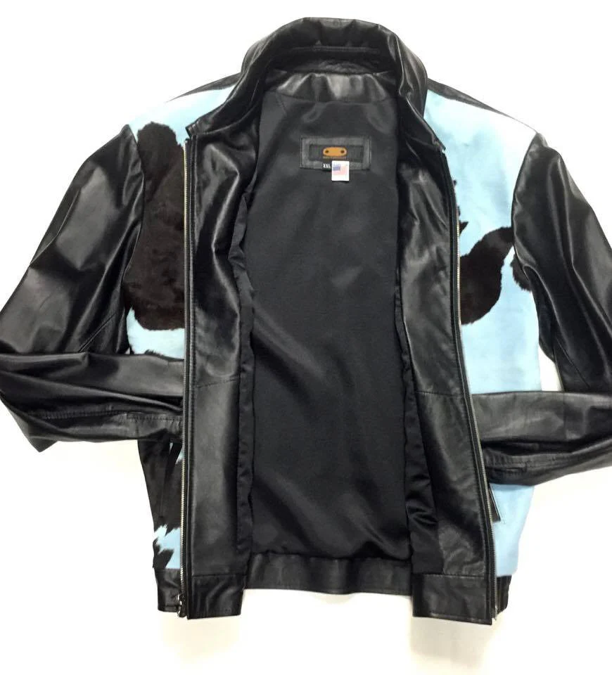 G-Gator Quilted Pony Hair Bomber Jacket - Image 3