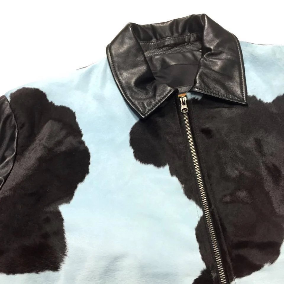 G-Gator Quilted Pony Hair Bomber Jacket - Image 5