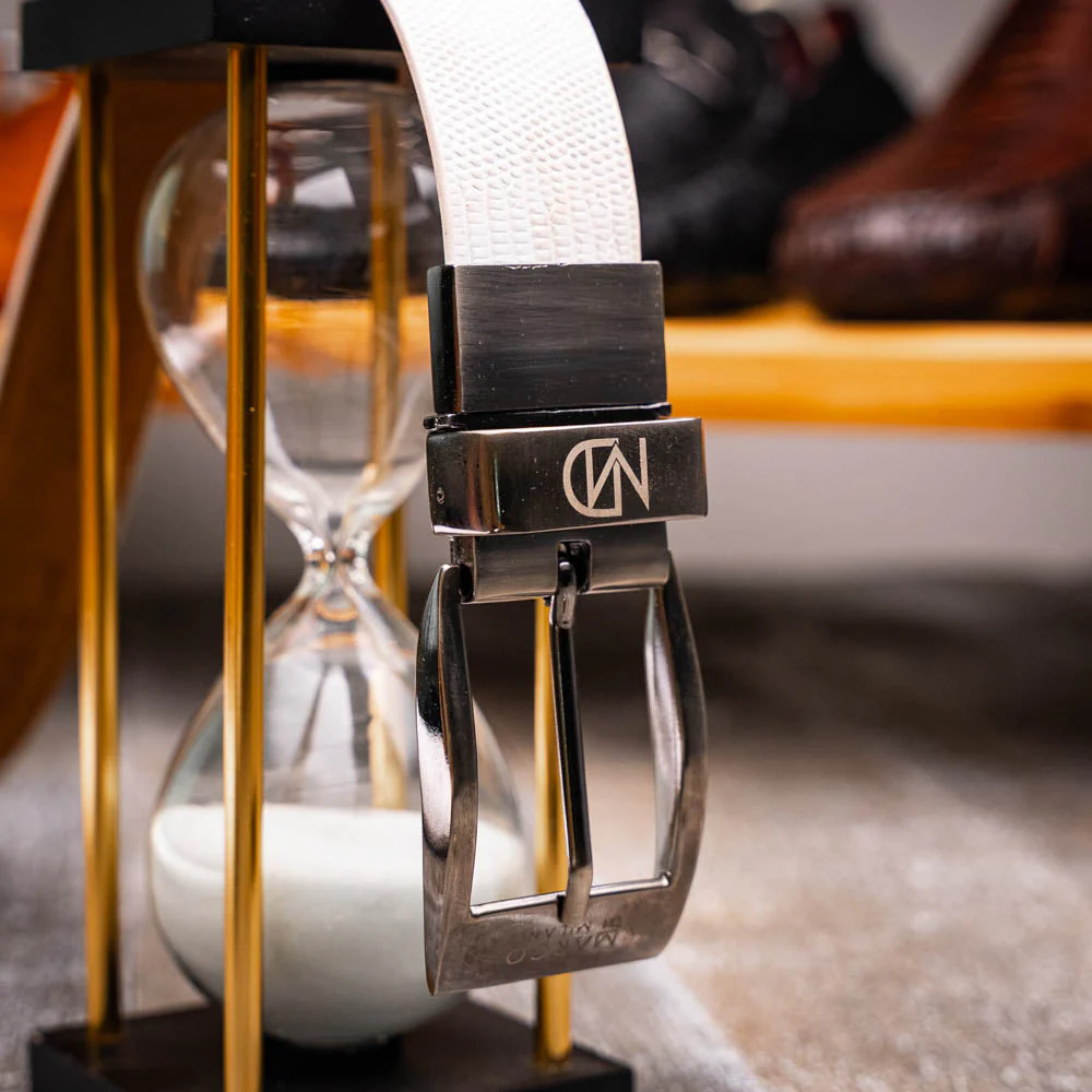 Giovanni Belt White - Image 5