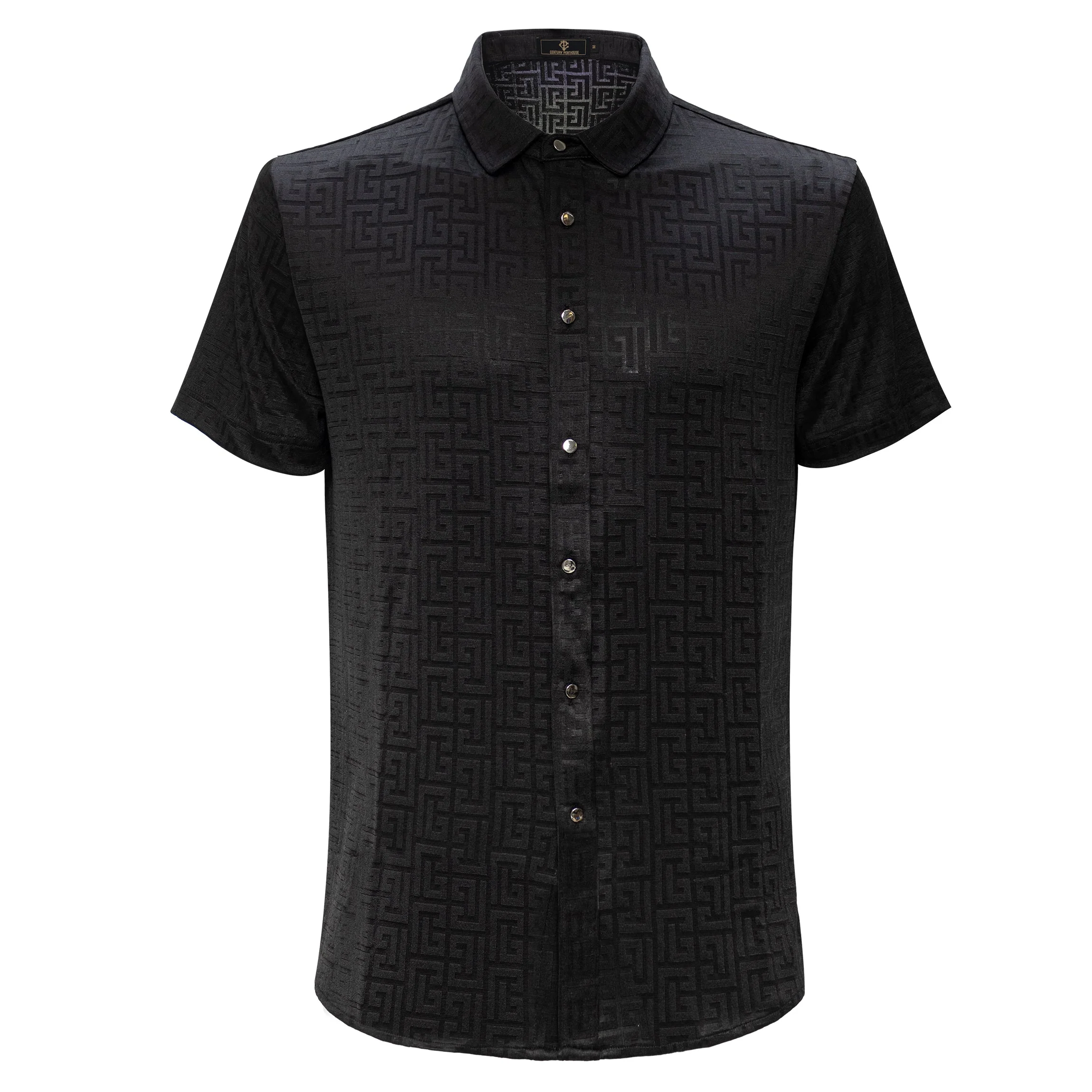 Grecian Grace Shirt - Century Penthouse Black
