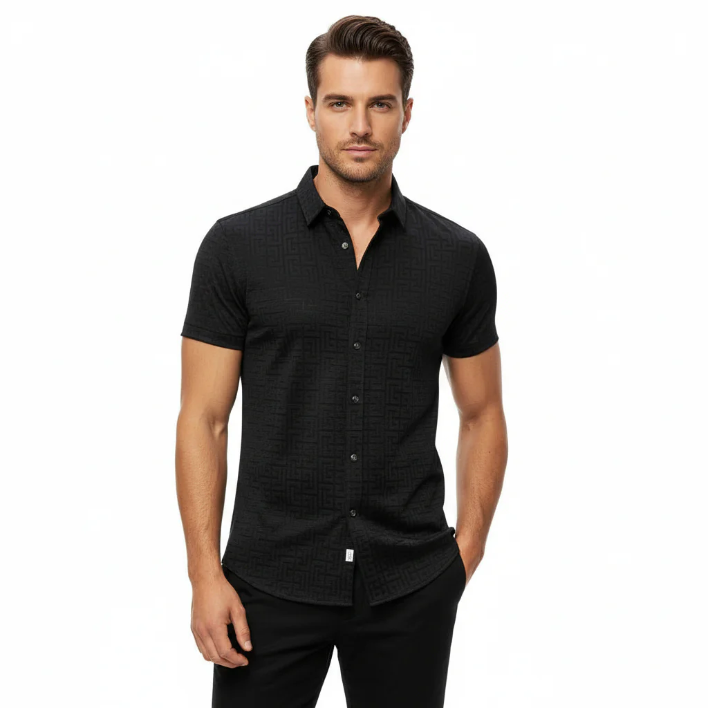 Grecian Grace Shirt - Century Penthouse Black - Image 2