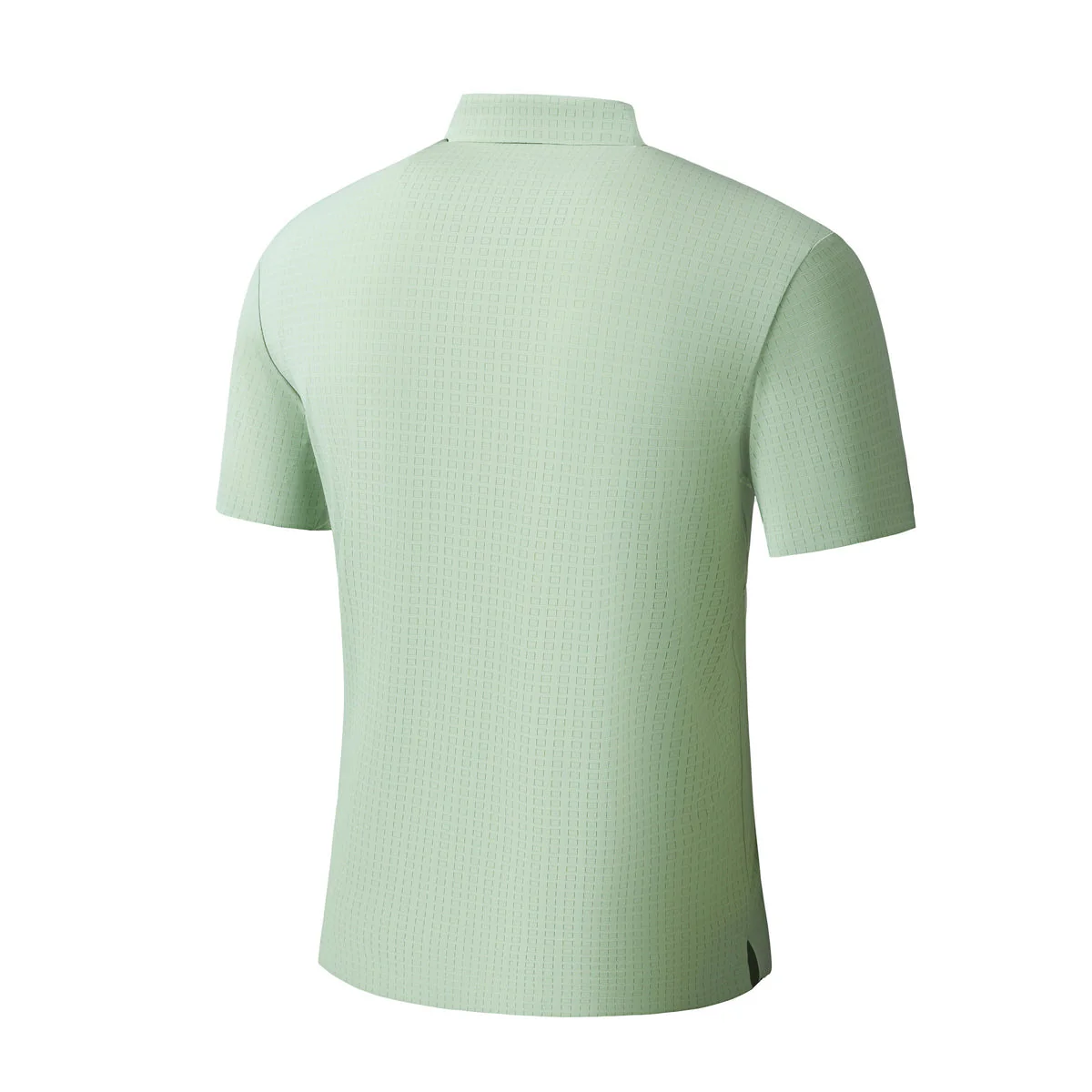 Grid Texture Stitchless Polo PISTACHIO - Image 3