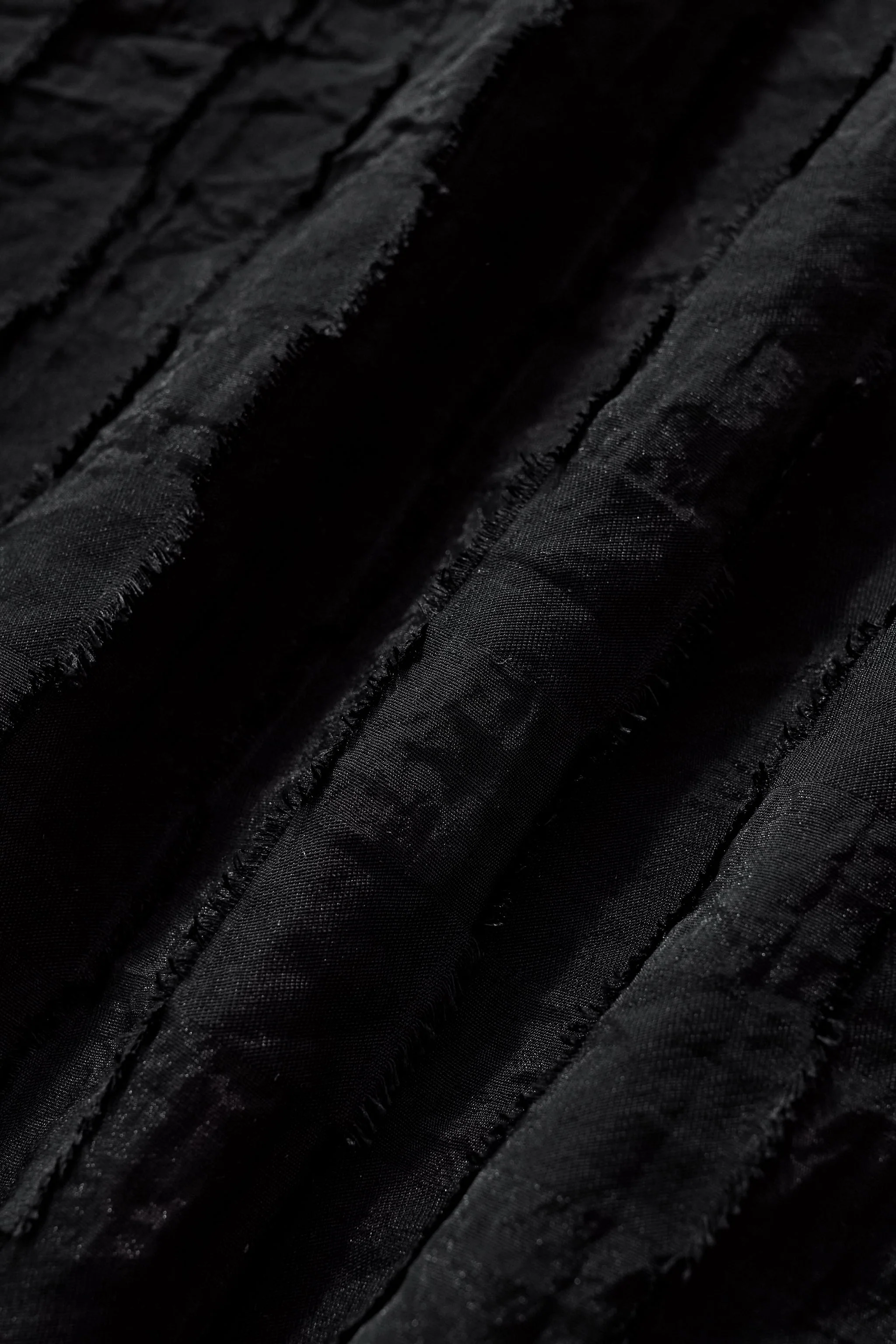Haven Textured Long Sleeve Shirt BLACK - Image 6