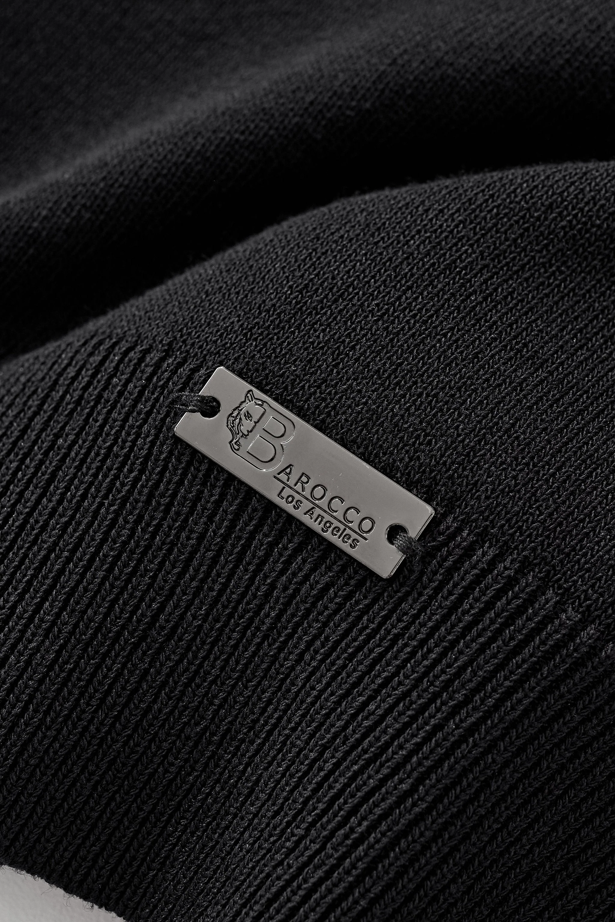 Imperial Collar Knit Polo BLACK - Image 7