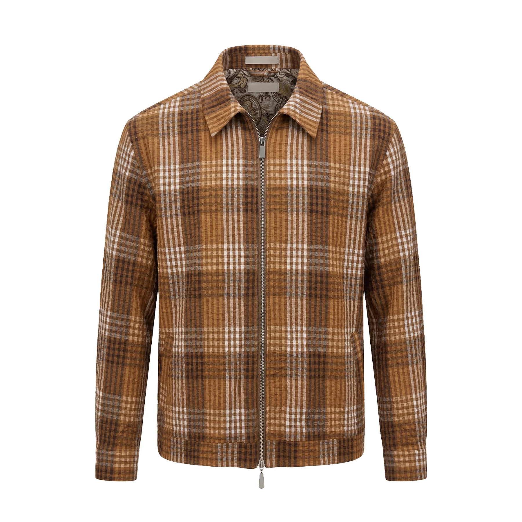 Inserch Seersucker Gingham Jacket