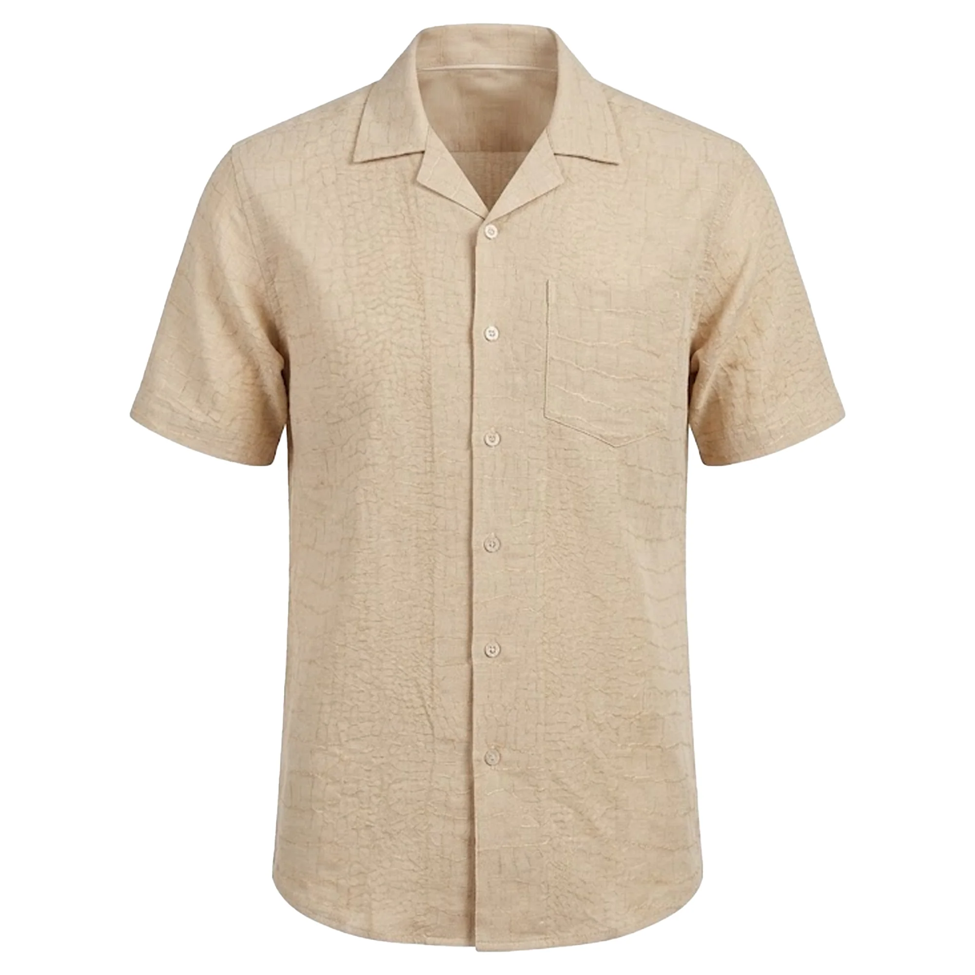 Inserch Stone Croc Texture Shirt