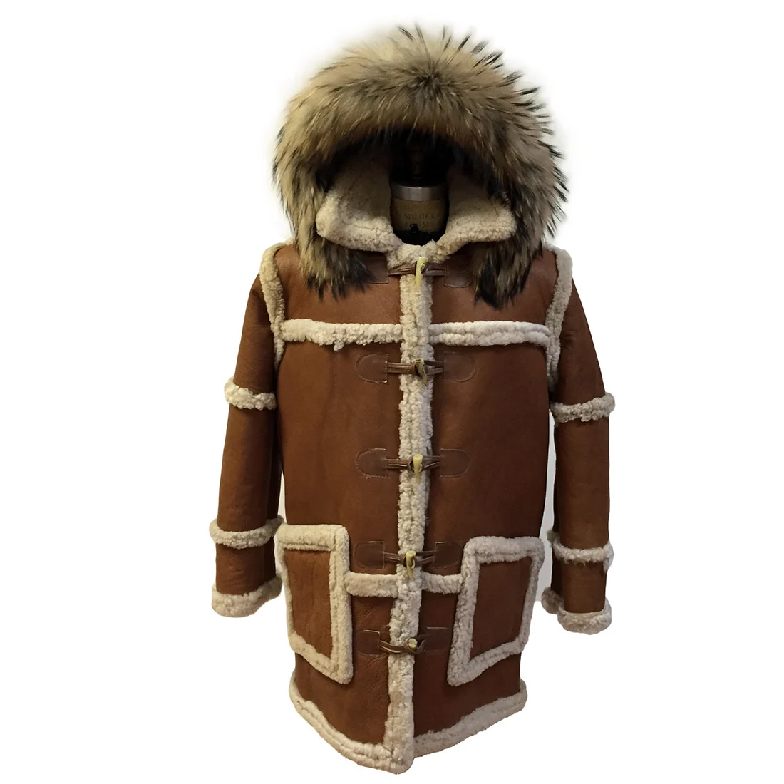 Jakewood - 4100 Alaska Full Shearling Lamb Jacket - Image 7