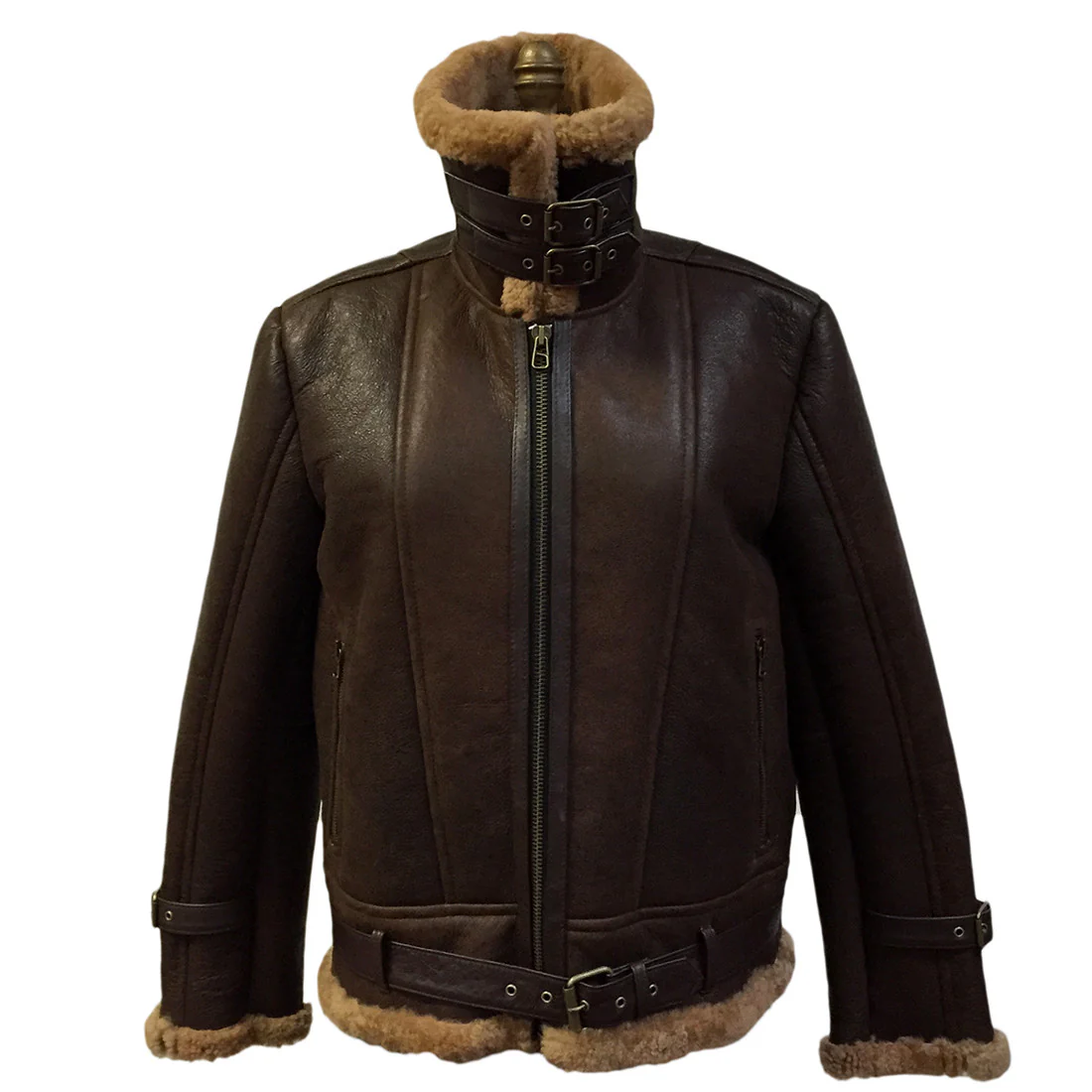 Jakewood - 6300 Shearling Bomber Jacket - Image 4