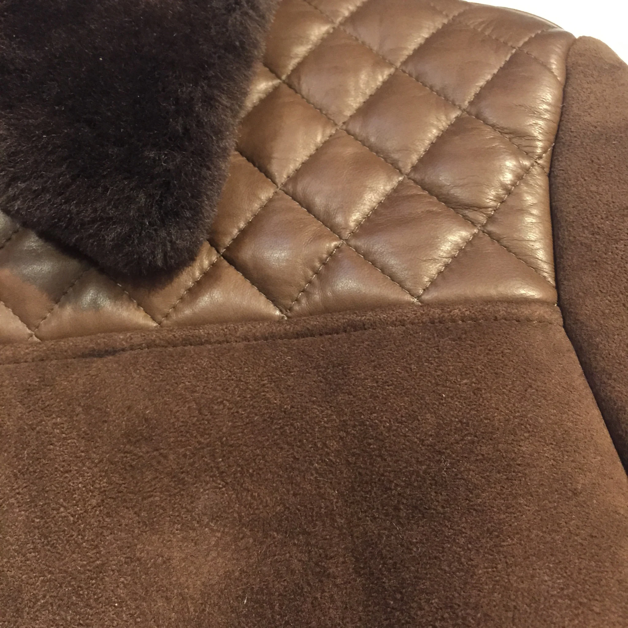Jakewood "Alaska" Brown Shearling Jacket - Image 3