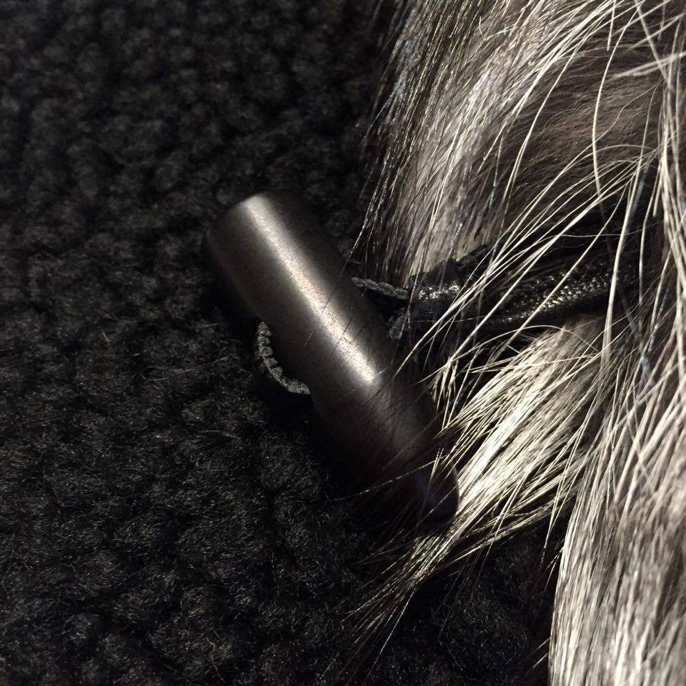 Jakewood Shearling Silver Fox Tail Vest - Image 3
