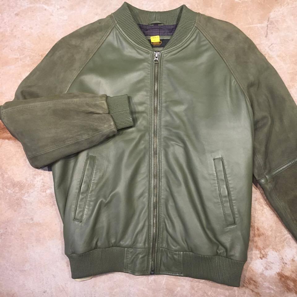 Jakewood Suede Lamb Classic Bomber Jacket - Image 3