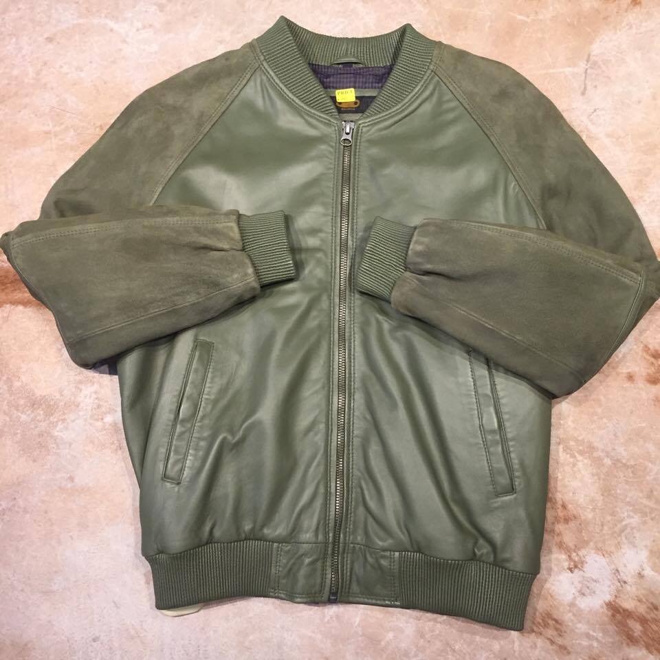 Jakewood Suede Lamb Classic Bomber Jacket - Image 4