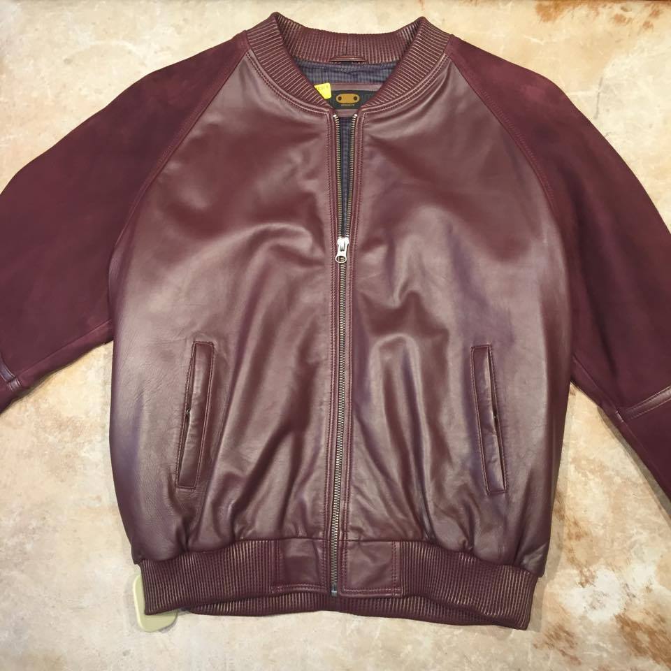 Jakewood Suede Lamb Classic Bomber Jacket - Image 6
