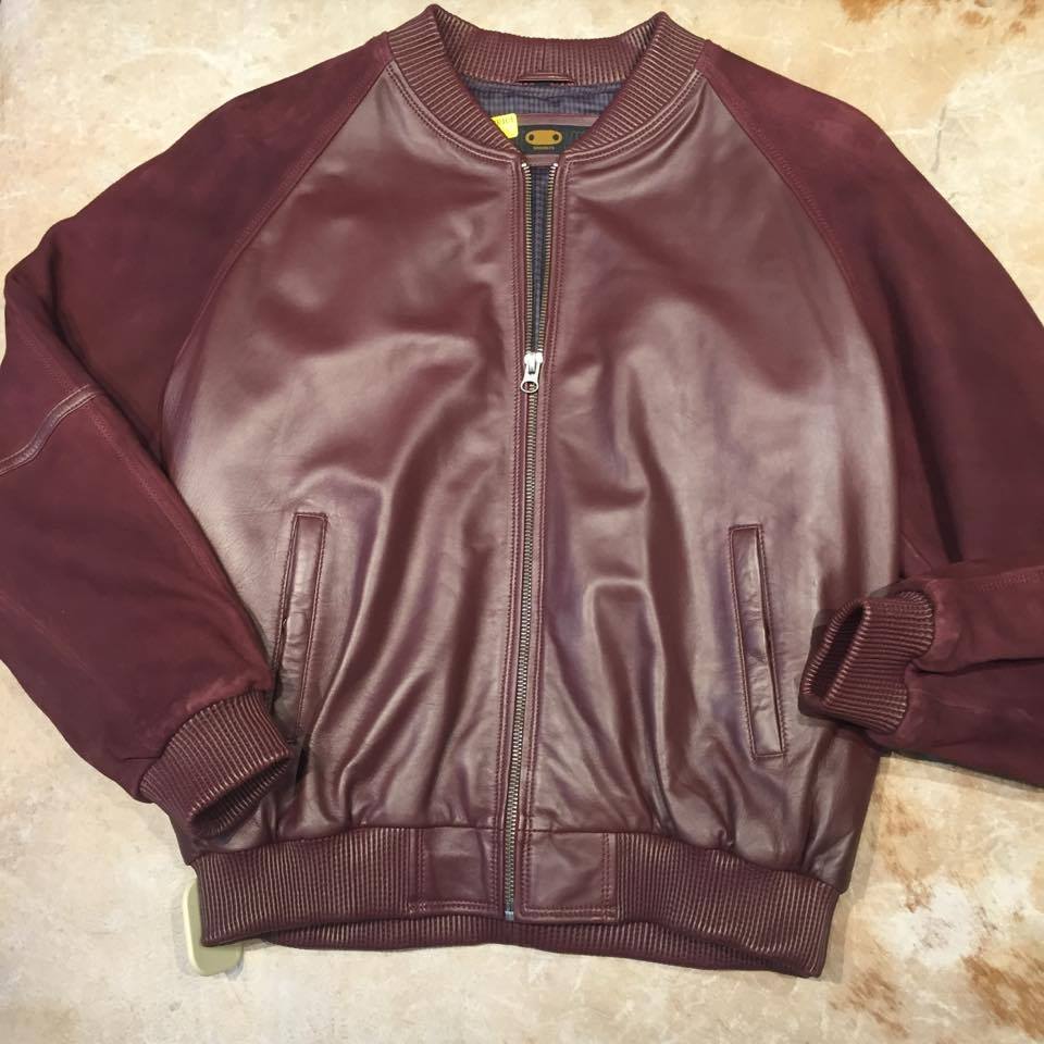 Jakewood Suede Lamb Classic Bomber Jacket - Image 7