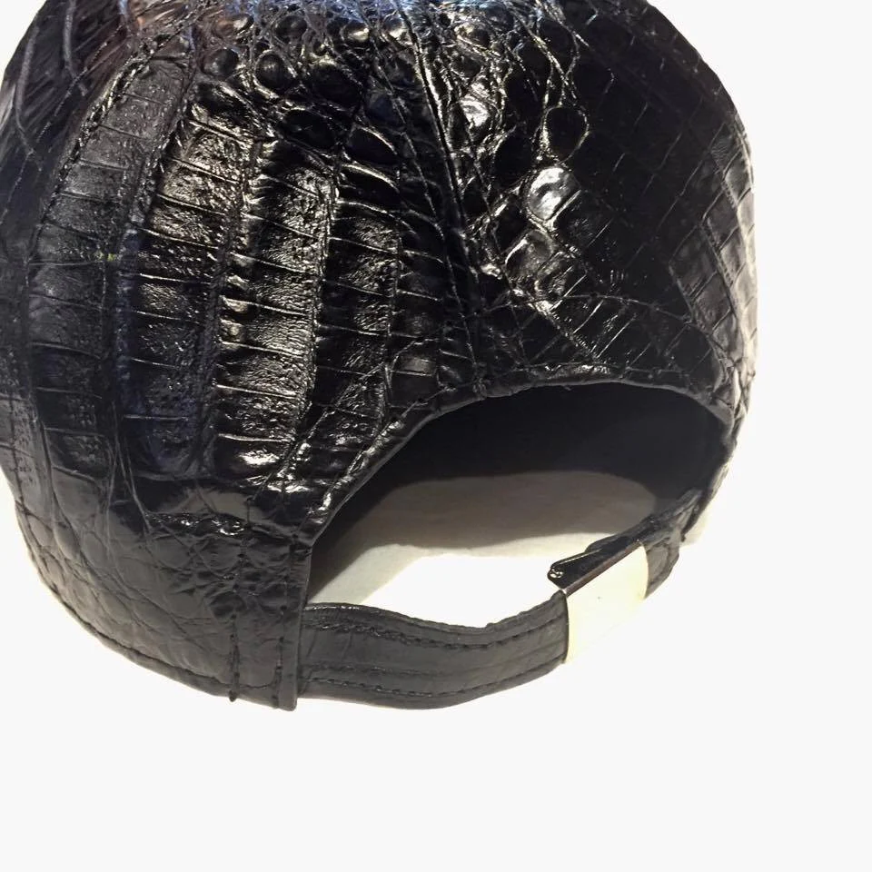 Kashani Black All Over Alligator body Strap-back Hat - Image 2