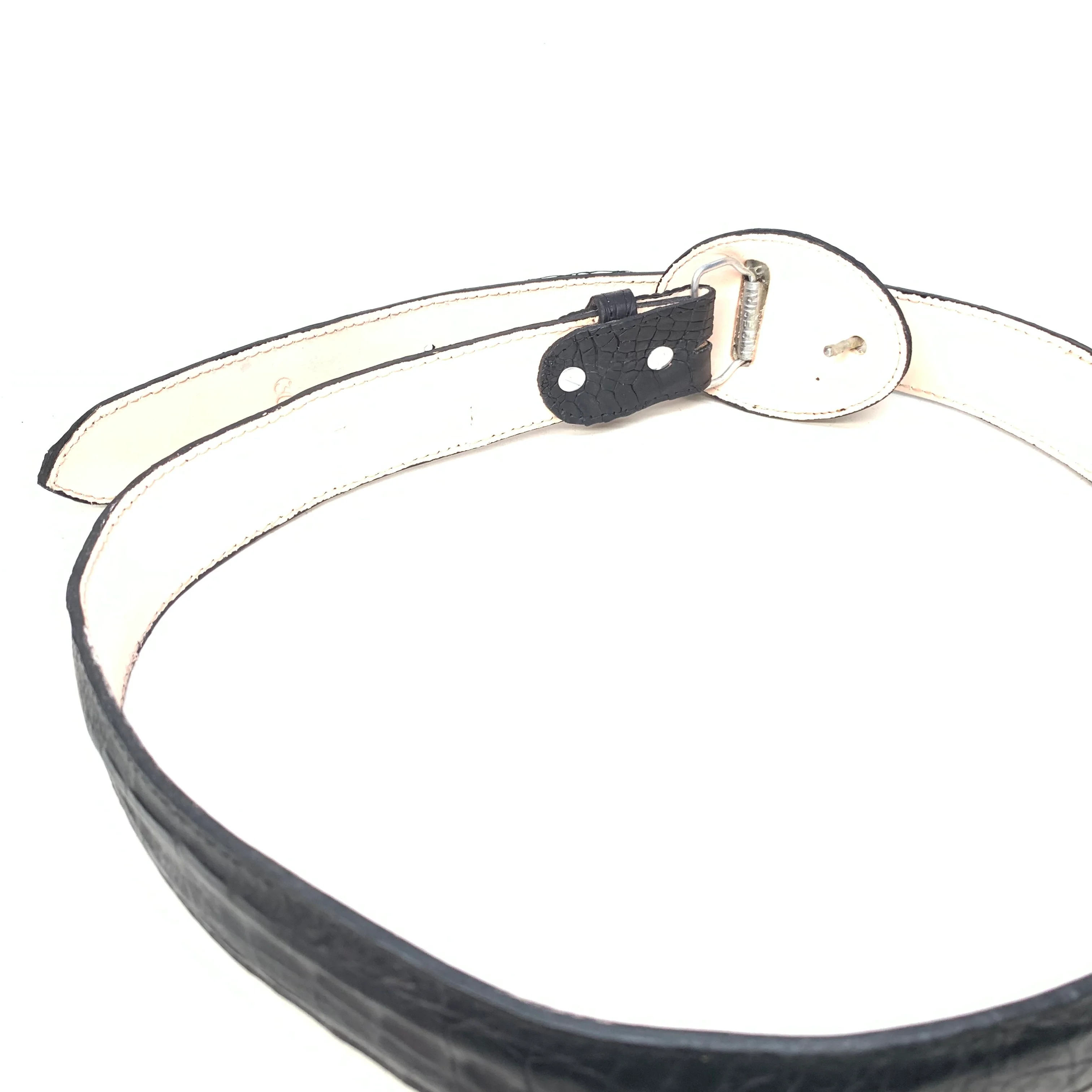 Kashani Black Crocodile Belt - Image 3