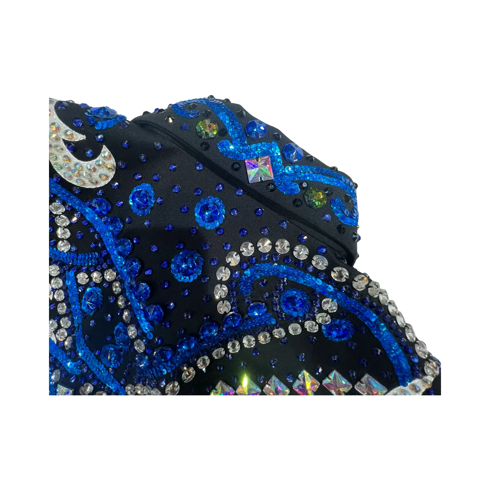 Kashani Blue Two Tone Hyper Crystal Jacket - Image 7