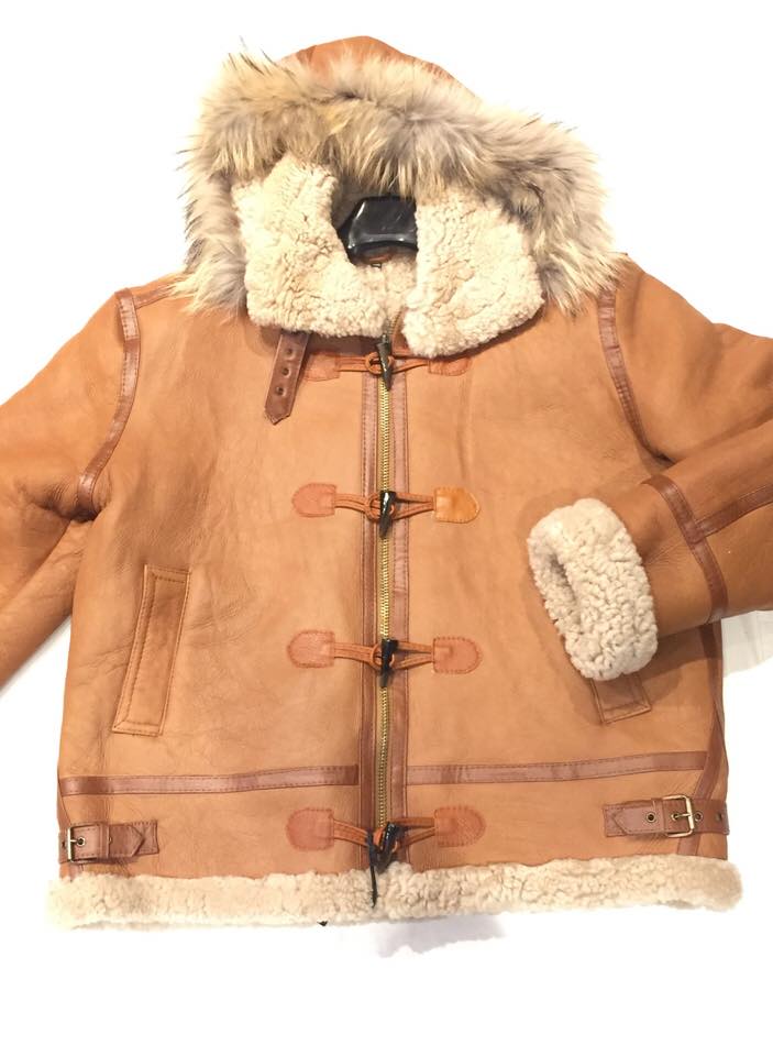 Kashani Buckle Maple Curly Shearling Jacket - Image 4