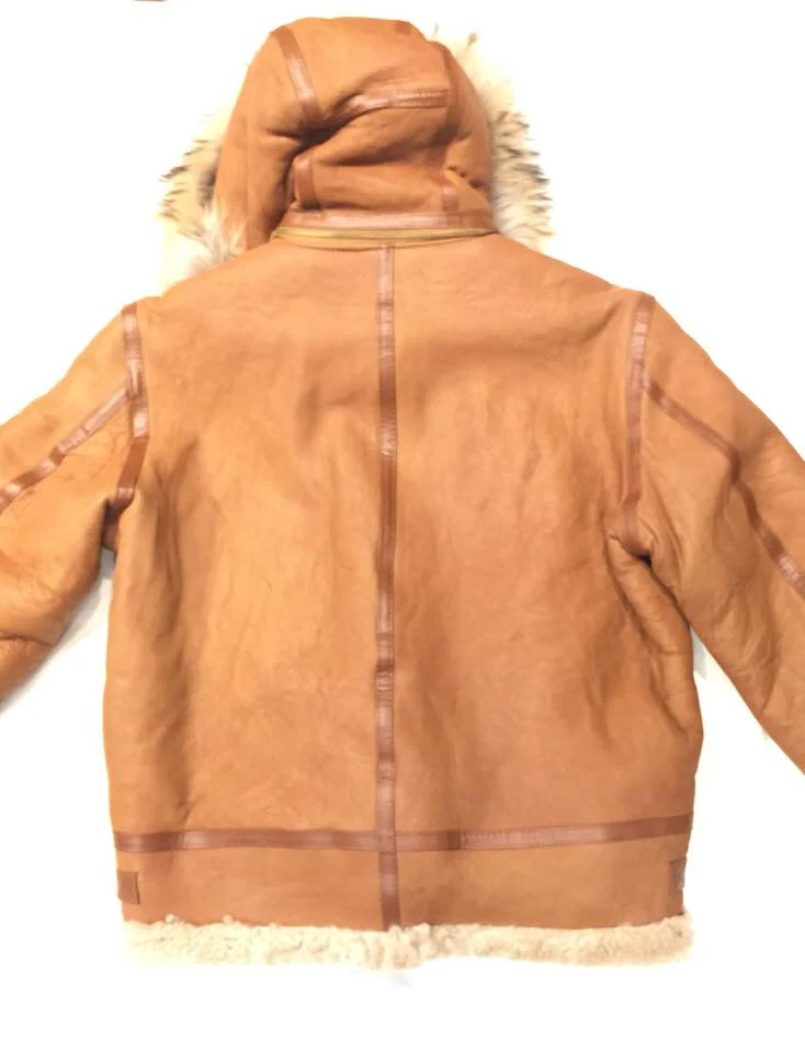 Kashani Buckle Maple Curly Shearling Jacket - Image 5