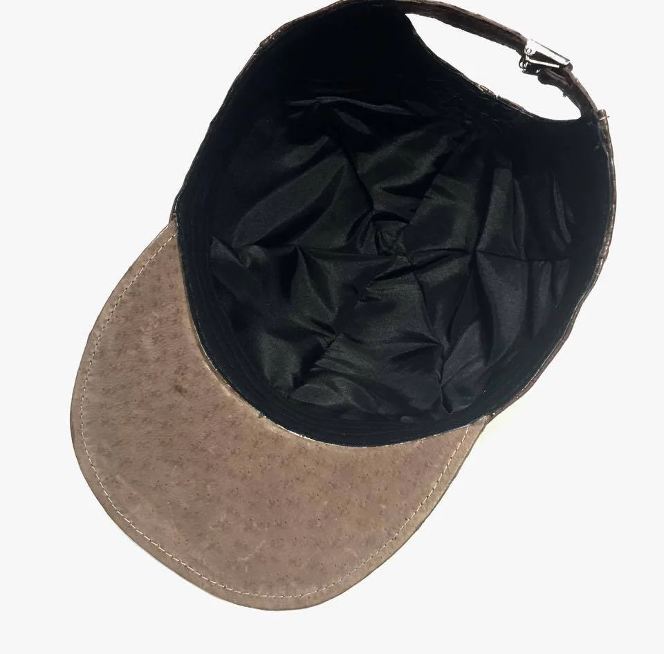 Kashani Chocolate Brown All Over Alligator body Strap-back Hat - Image 4