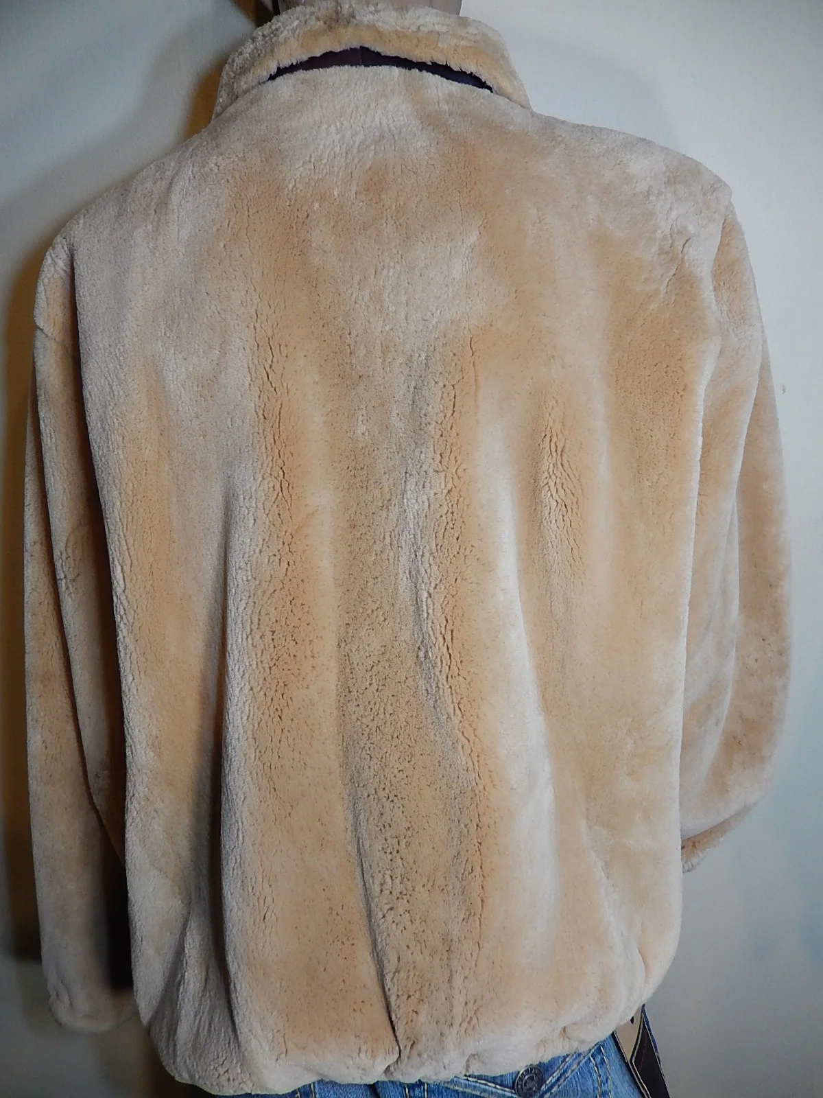Kashani Chocolate Buttercup Crocodile & Sheared Mouton Fur Coat - Image 4