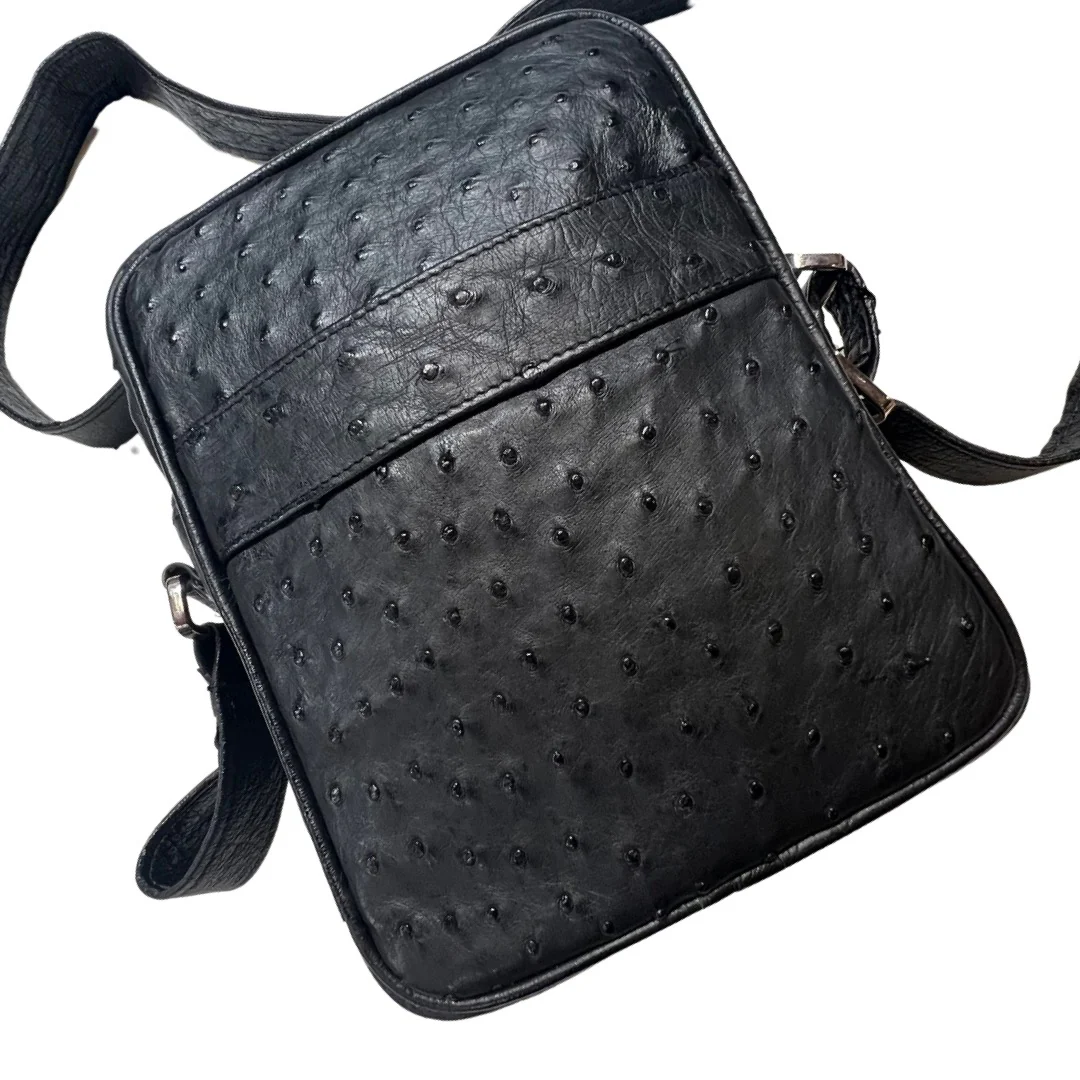 Kashani Genuine Ostrich Quill Crossbody Bag - Image 7