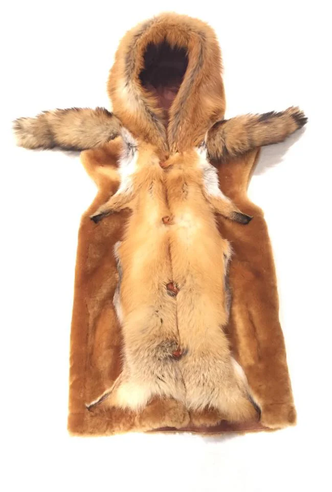 Kashani Honey Mouton Fox Shearling Vest - Image 3