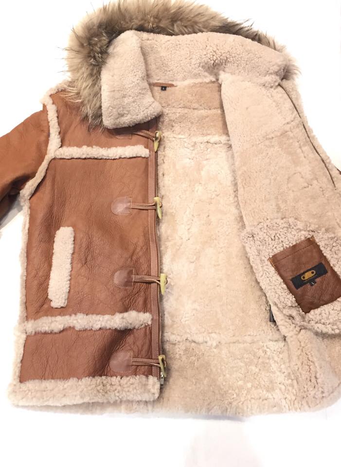 Kashani Maple Fox Shearling Hooded Jacket - Image 5
