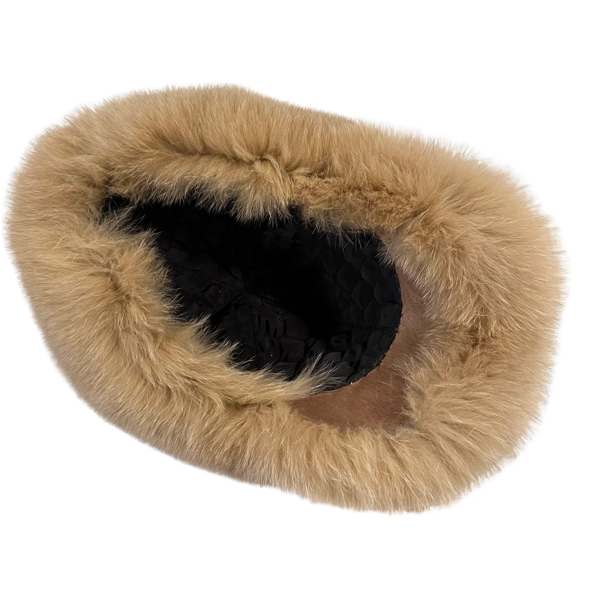 Kashani Natural Fox Fur Derby Hat - Image 5