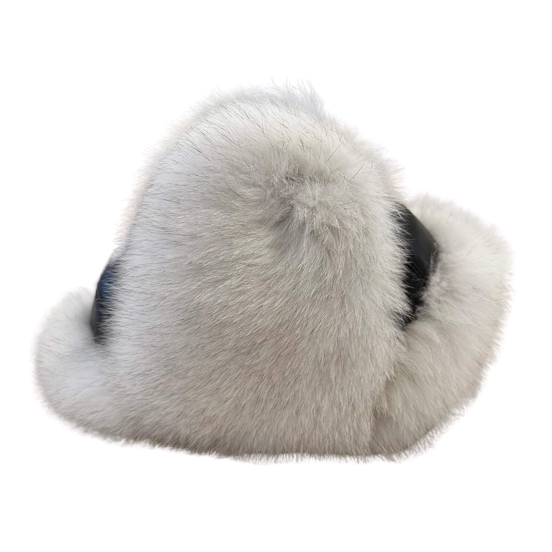 Kashani Natural Arctic Fox Fur Trapper Hat - Image 3