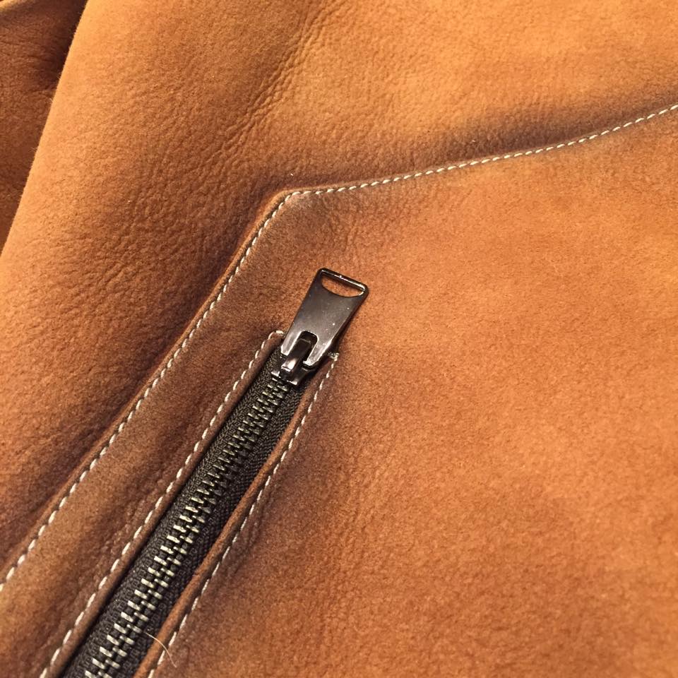 Kashani Tobacco Burnish Fox Shearling Jacket - Image 5