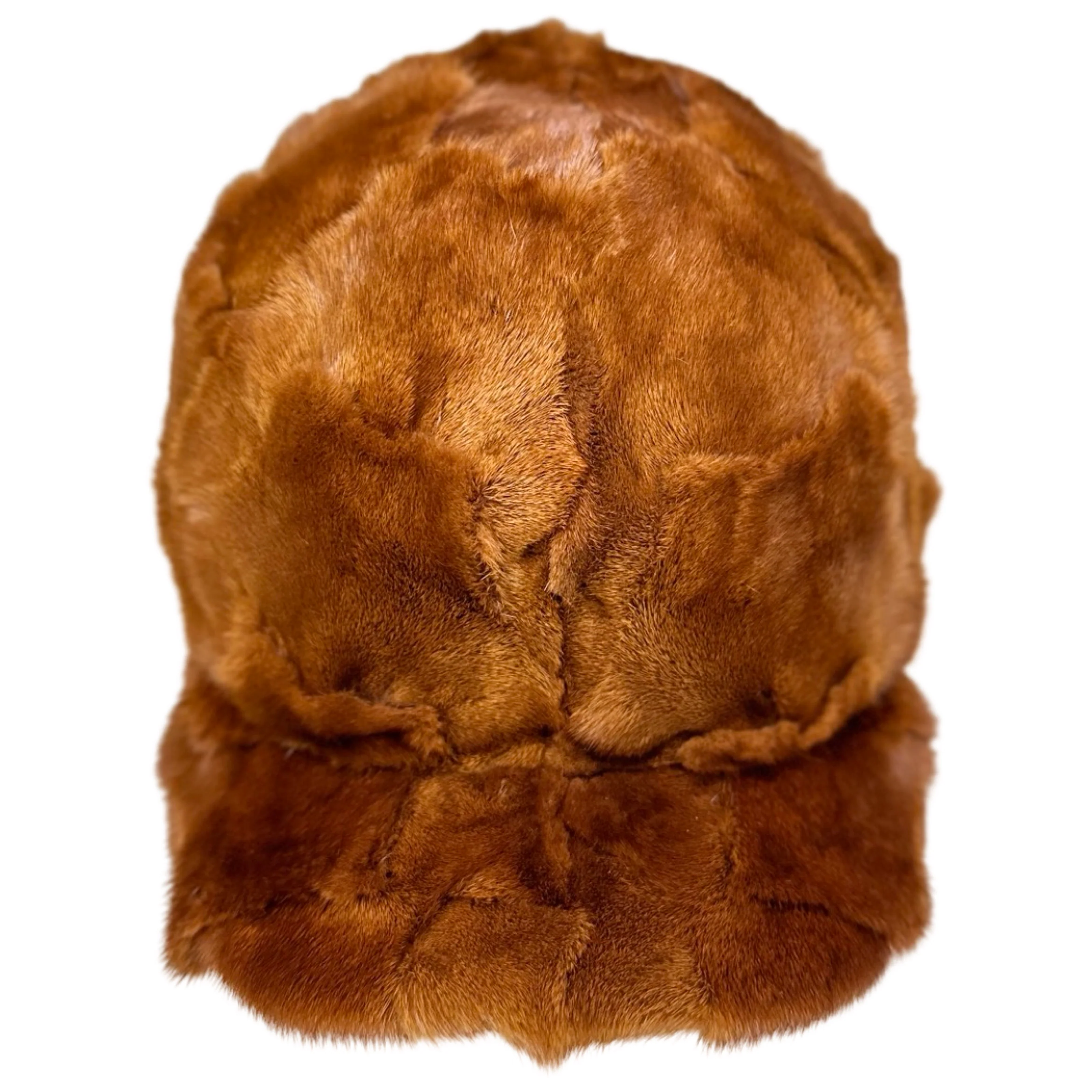 Kashani Whiskey Diamond Cut Mink Baseball Hat - Image 5