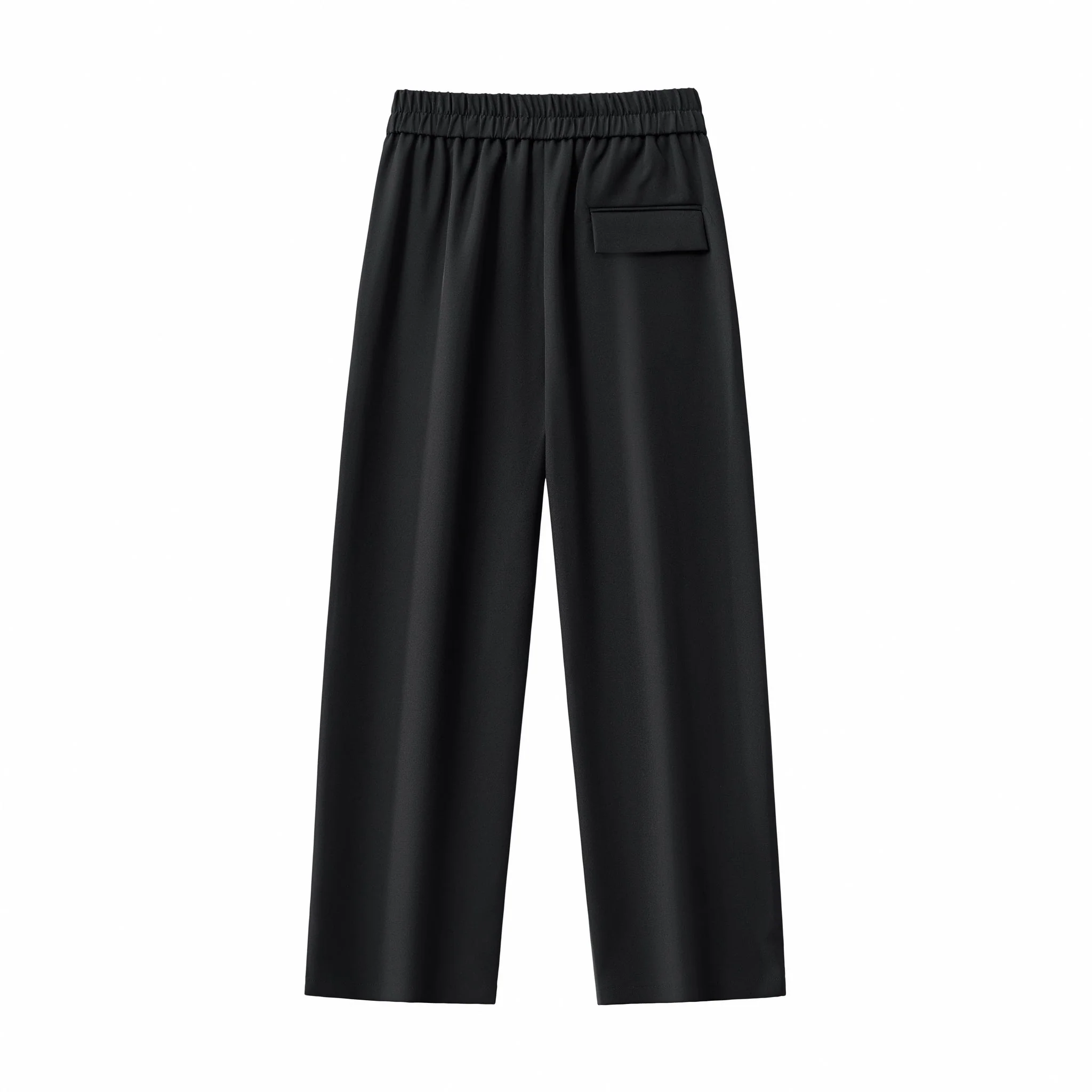 Kingsley Side-Tab Trousers BLACK - Image 3