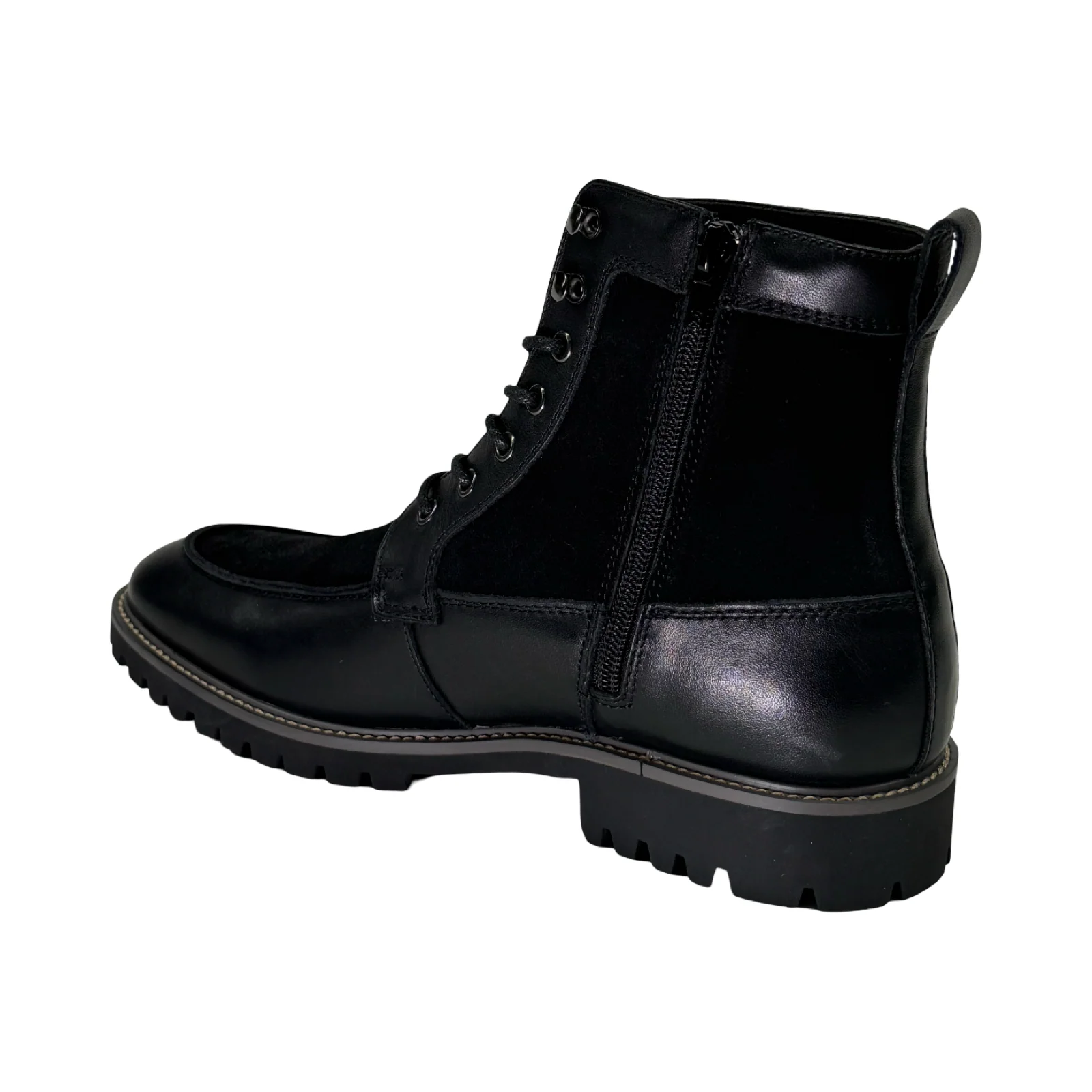 La Milano Hearth Black Leather / Suede Boot - Image 3