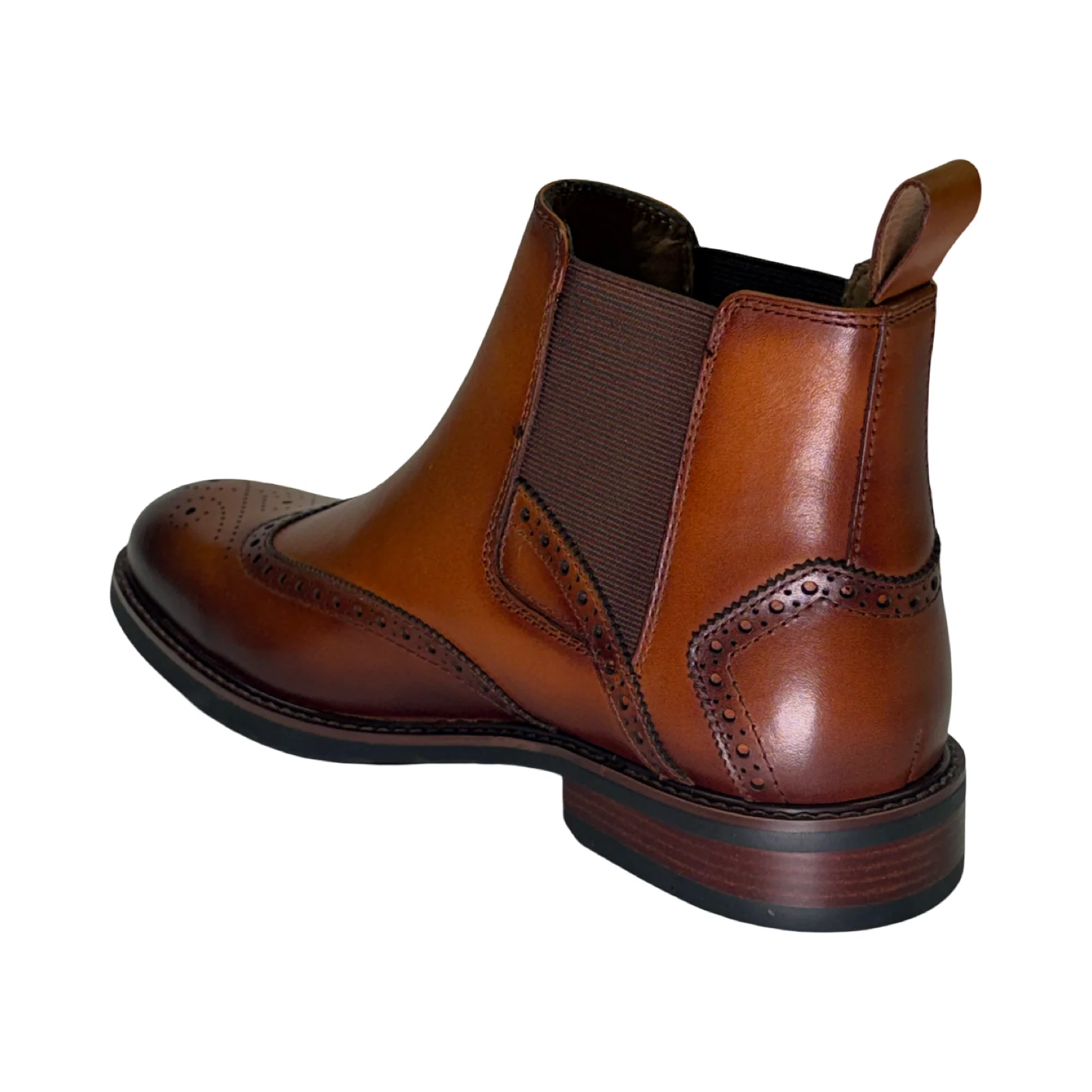 La Milano Skitt Cognac Leather Chelsea Boot - Image 3