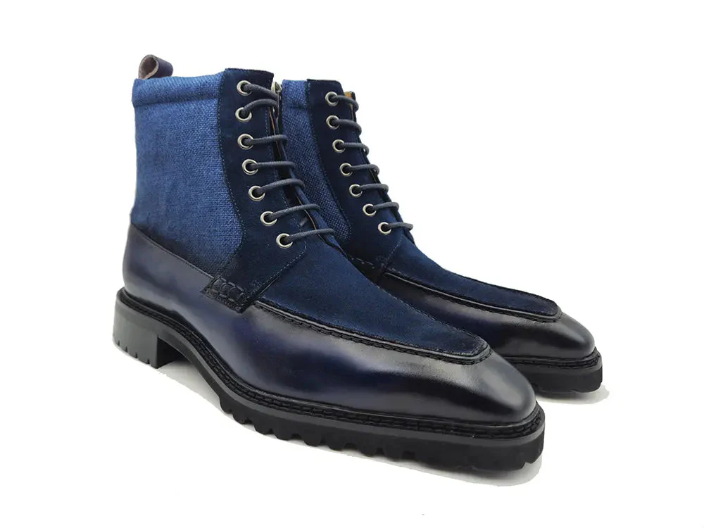 Lace-up Boot with Side Zipper - Image 22