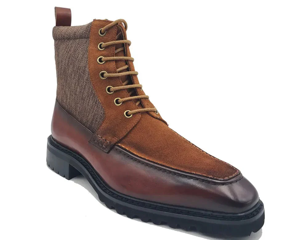Lace-up Boot with Side Zipper - Image 9
