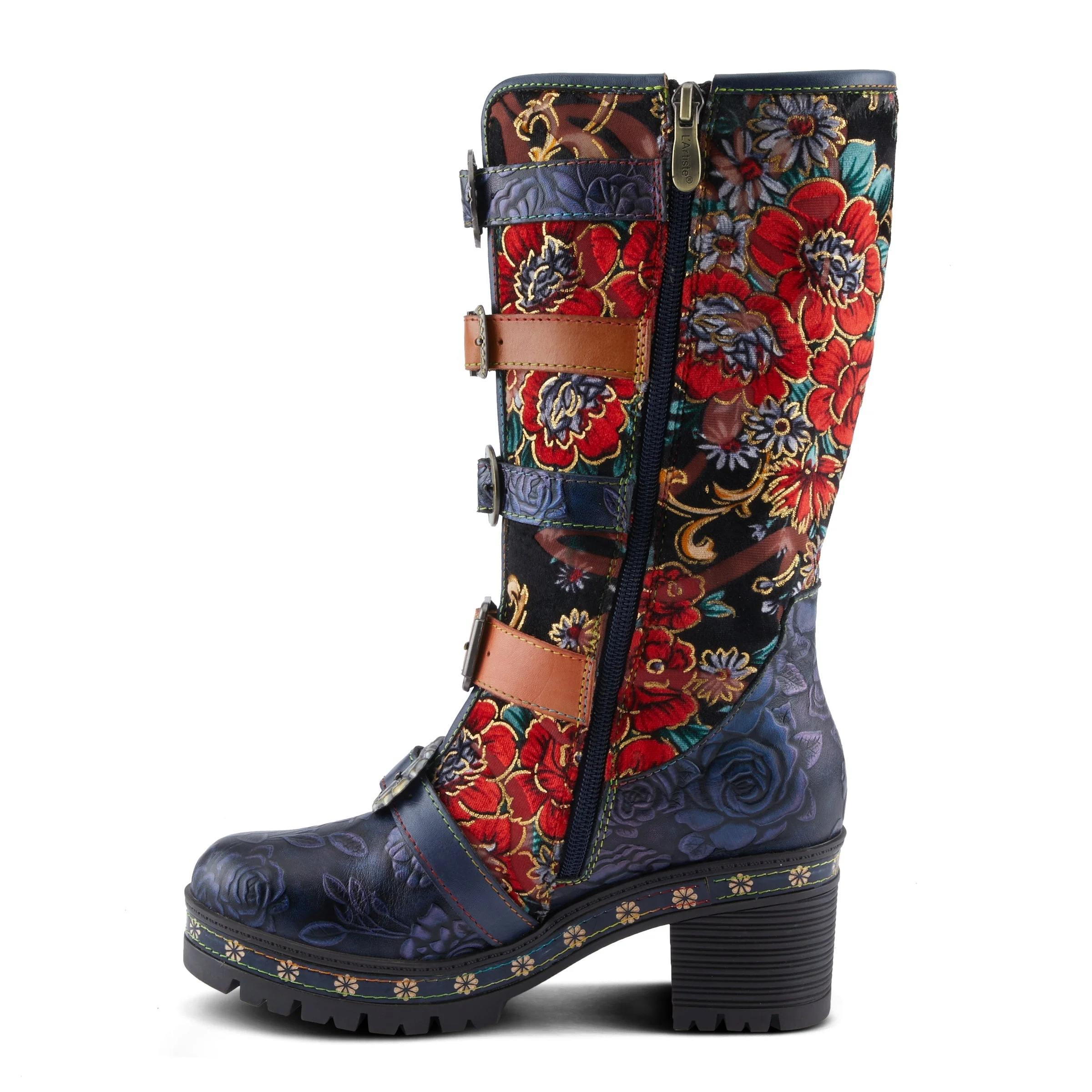 L'Artiste BRAZEN Boots - Navy - Image 2