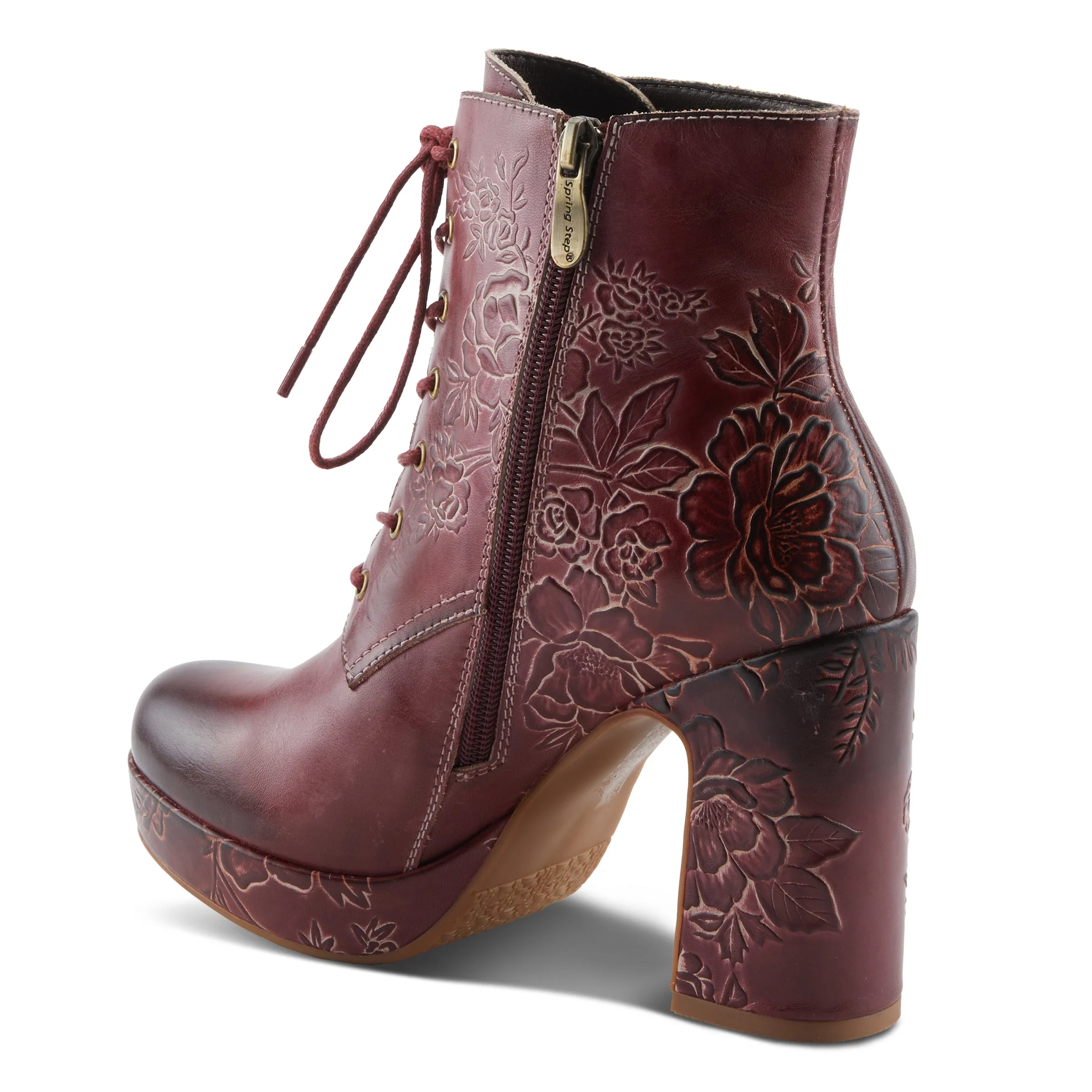 L'artiste Messapica Bordeaux Boots - Image 7