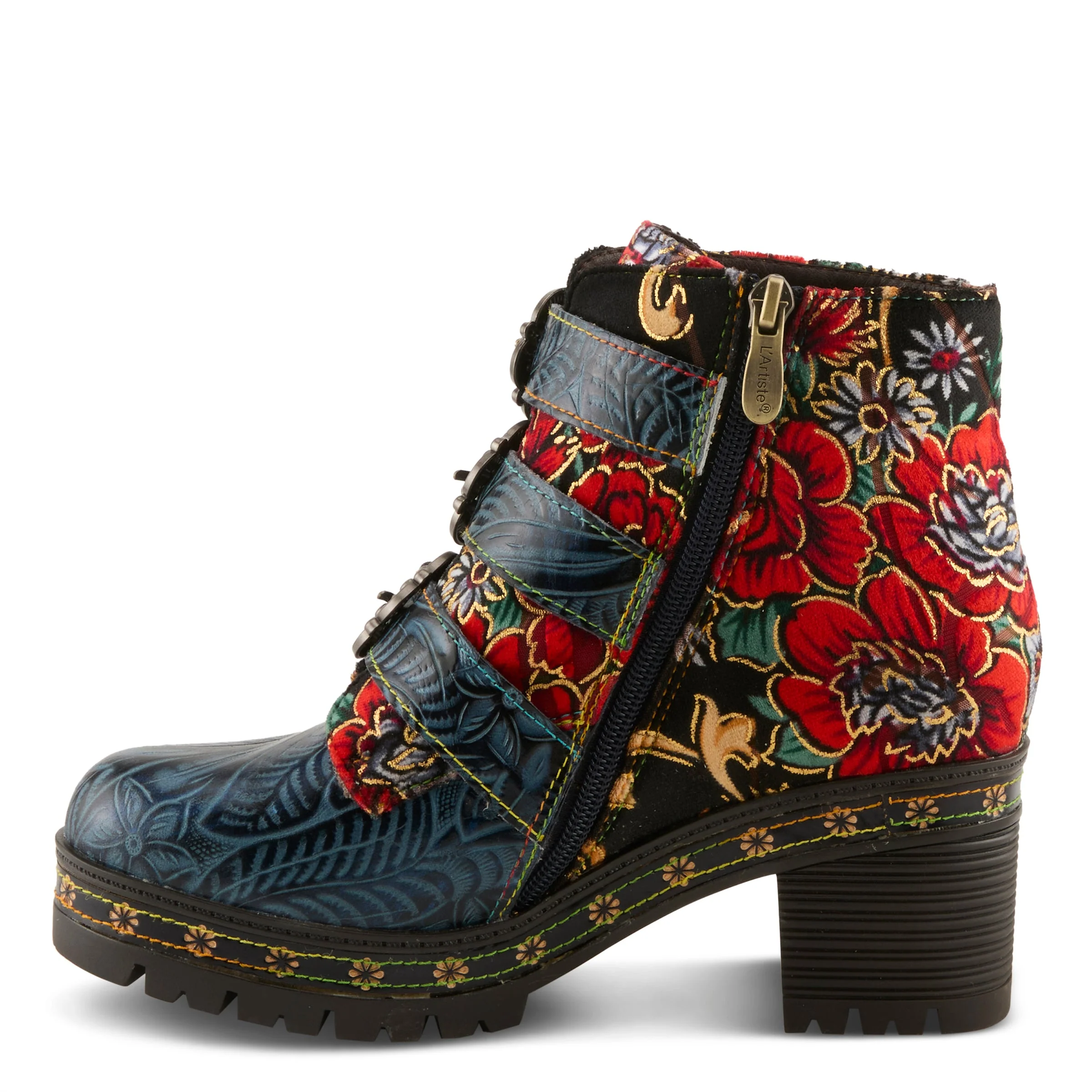 L'Artiste Navy Brazza Boots - Image 2
