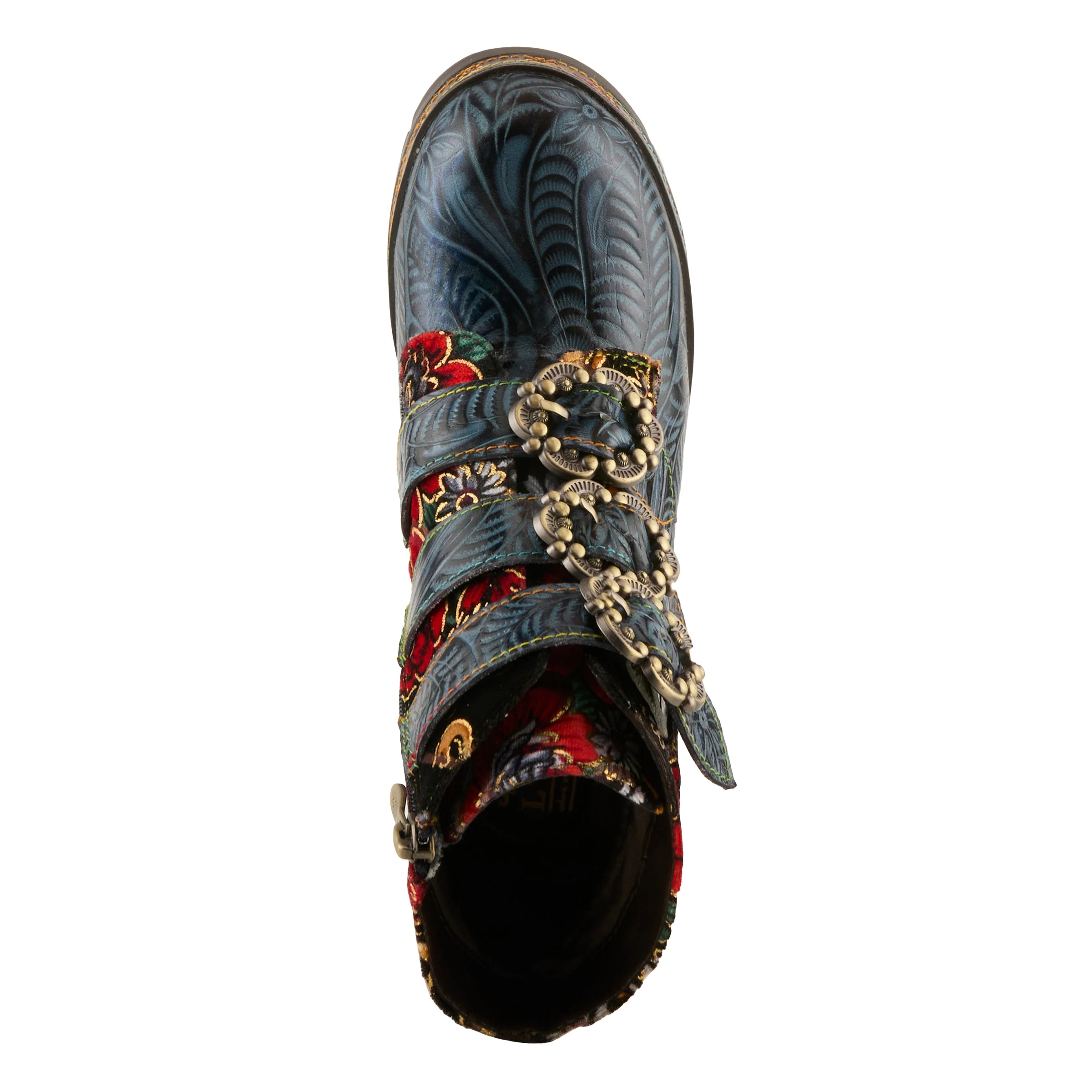 L'Artiste Navy Brazza Boots - Image 3