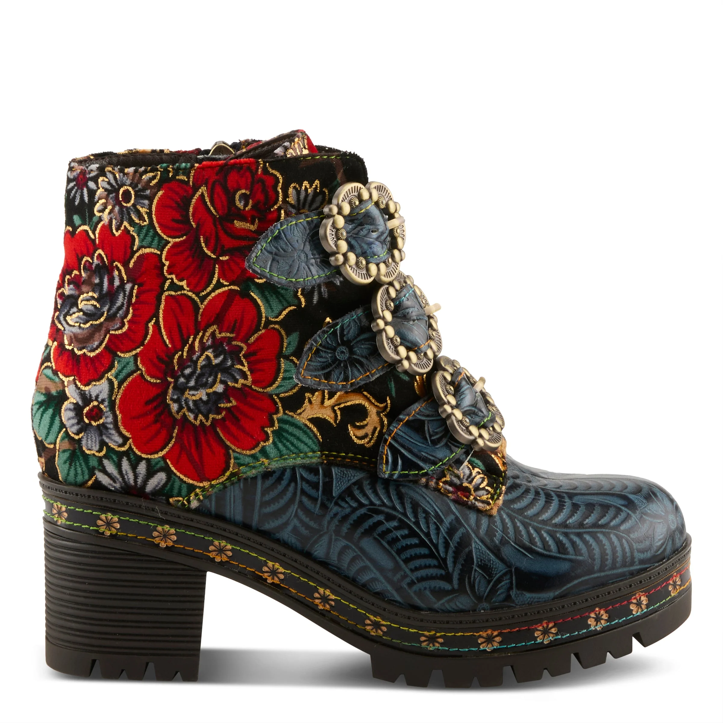 L'Artiste Navy Brazza Boots - Image 5