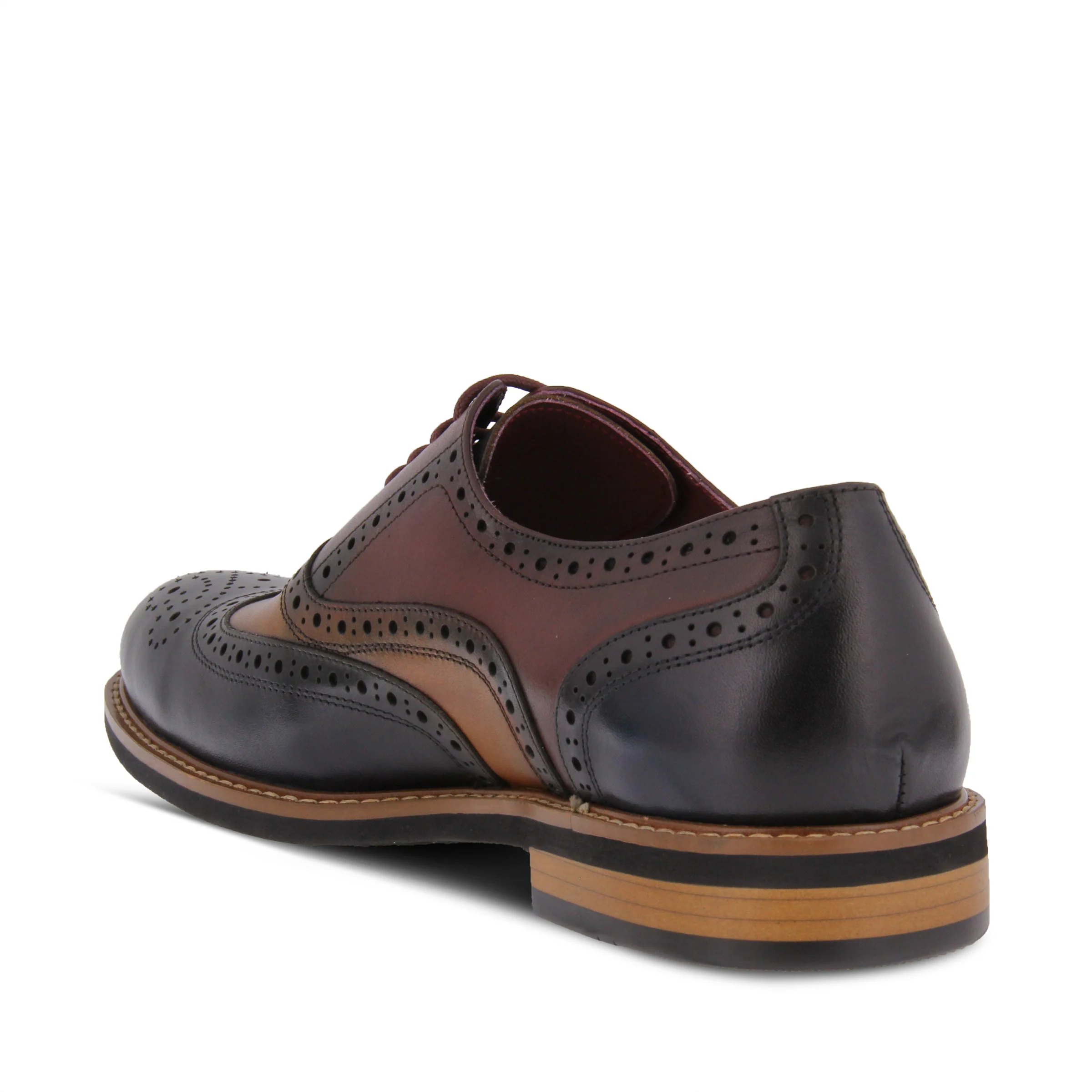 L'Artiste Niko Brown Wingtip Dress Shoes - Image 7