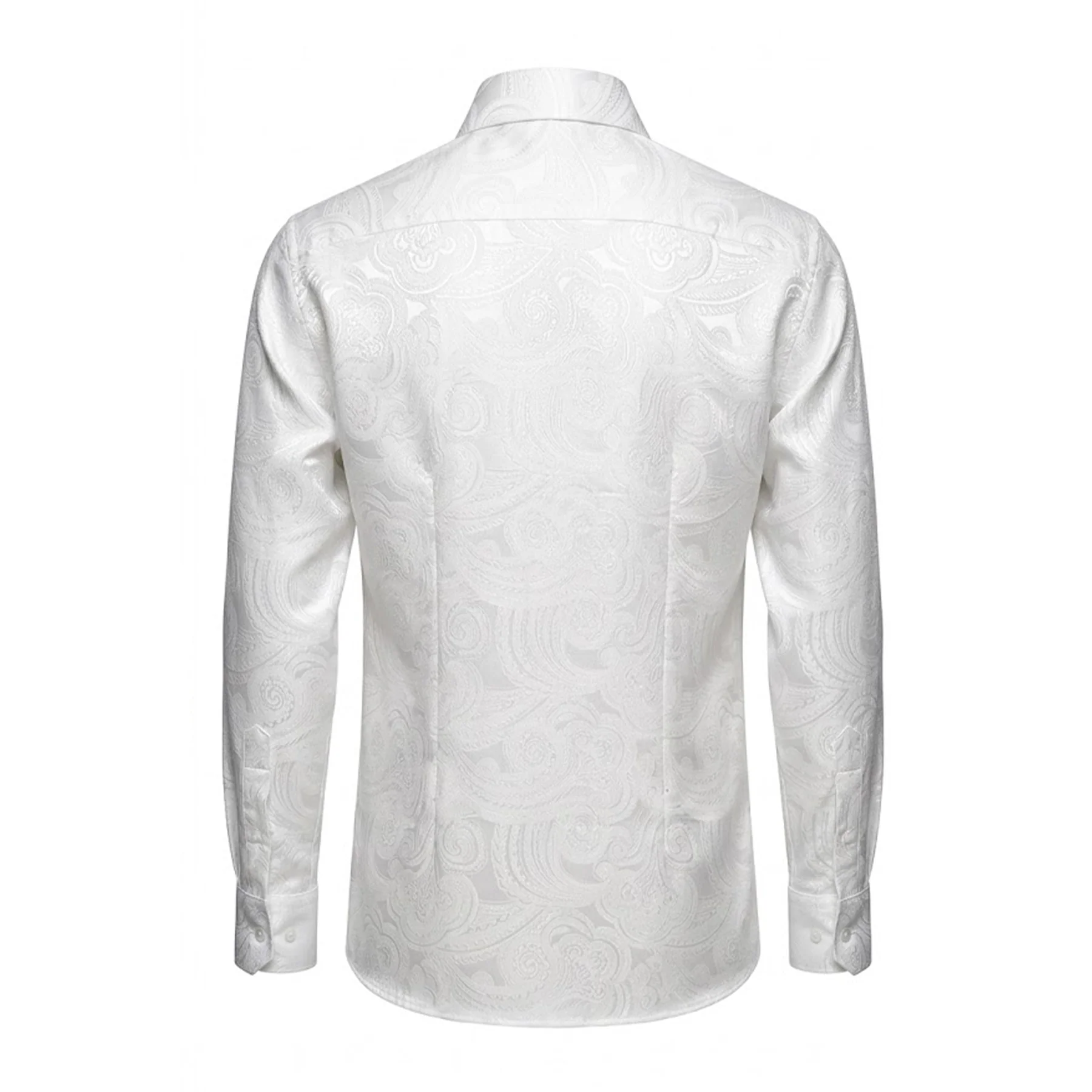 Leoni 349 White Paisley Button Up Shirt - Image 2