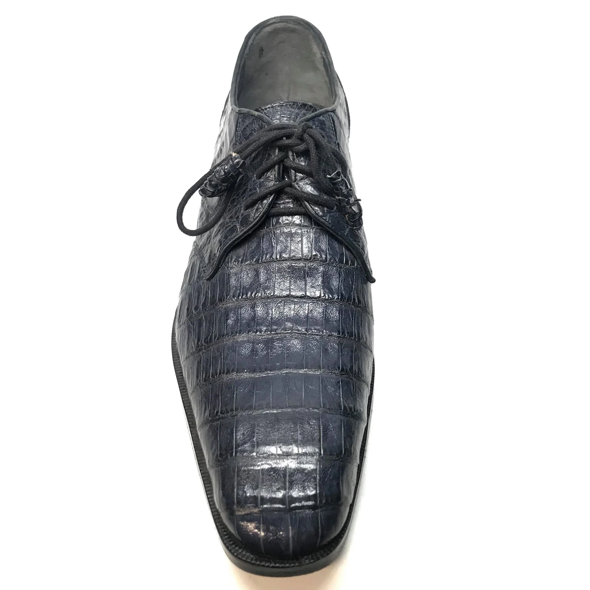 Los Altos All-Over Crocodile Lace Up Dress Shoes - Image 10
